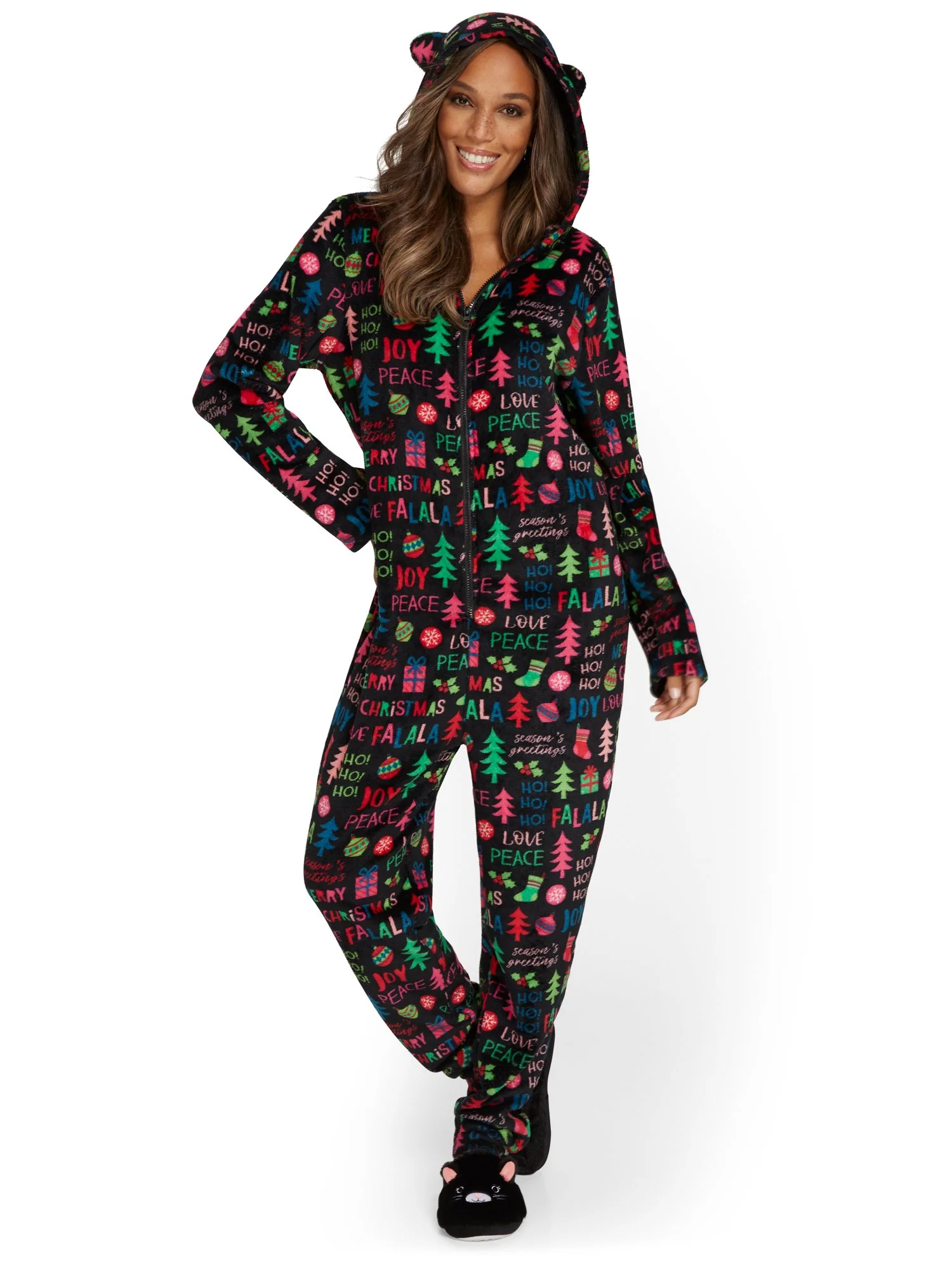 Christmas-Print Onesie - Image 2