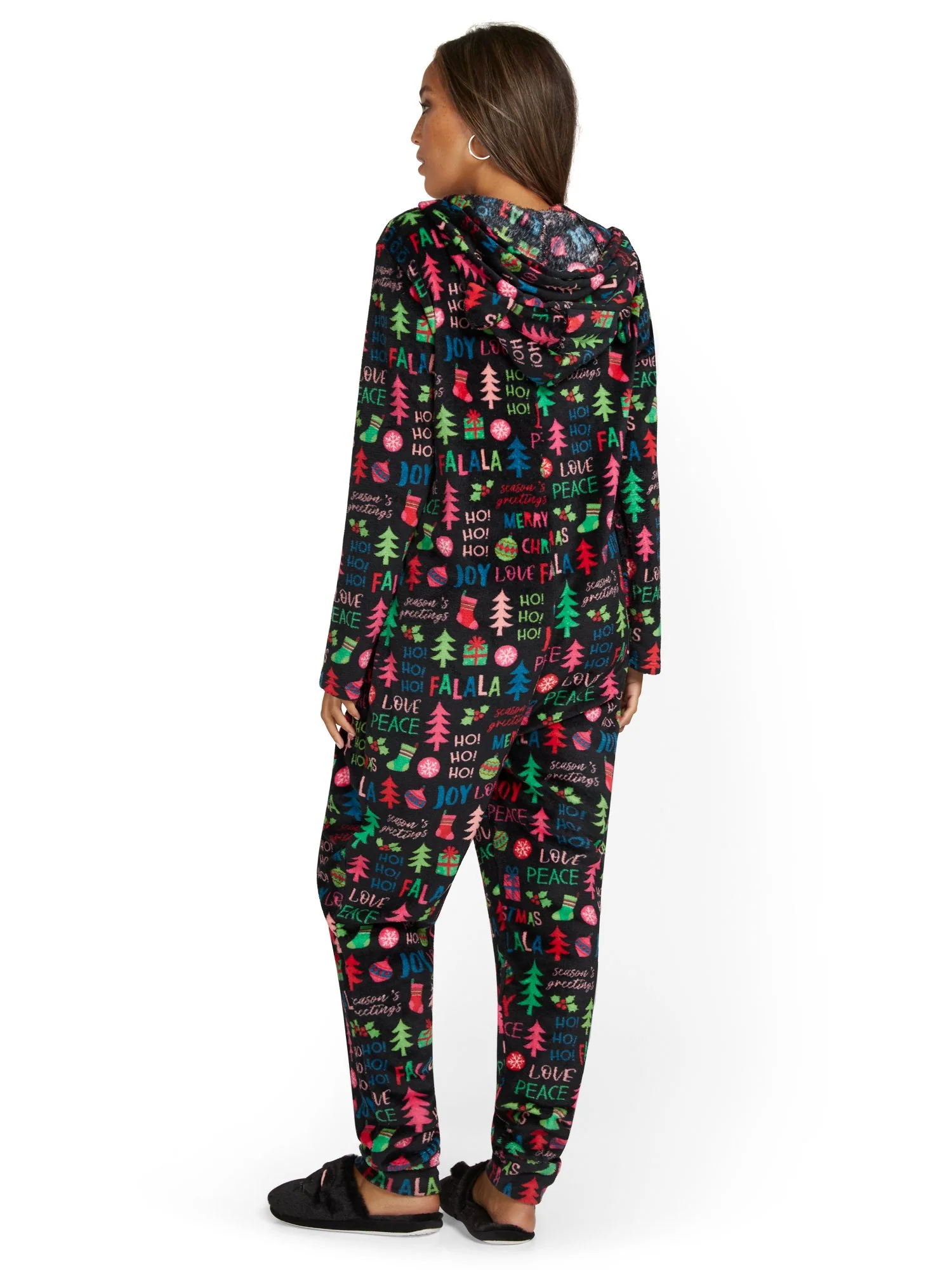 Christmas-Print Onesie - Image 3