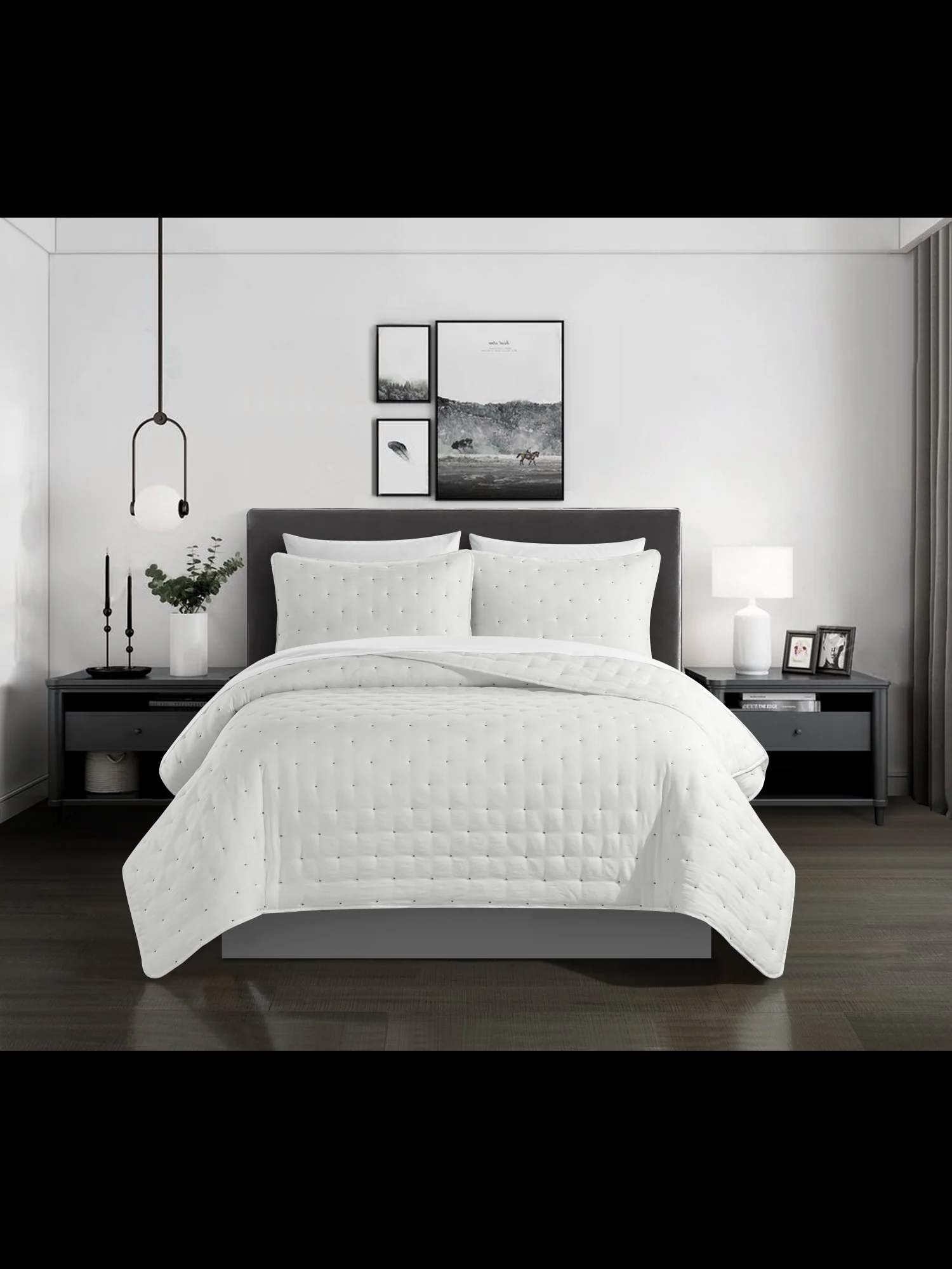 Chyle King-Size 3-Piece Quilt Set - NY&C x Chic Home