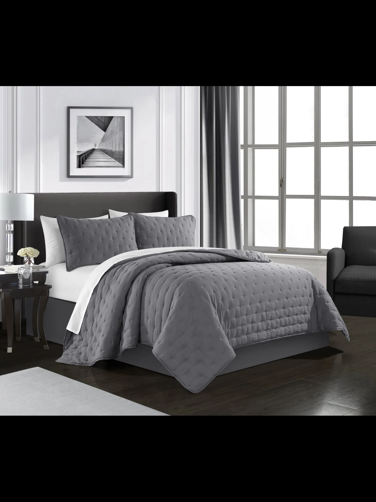 Chyle Queen-Size 3-Piece Quilt Set - NY&C x Chic Home - Image 9
