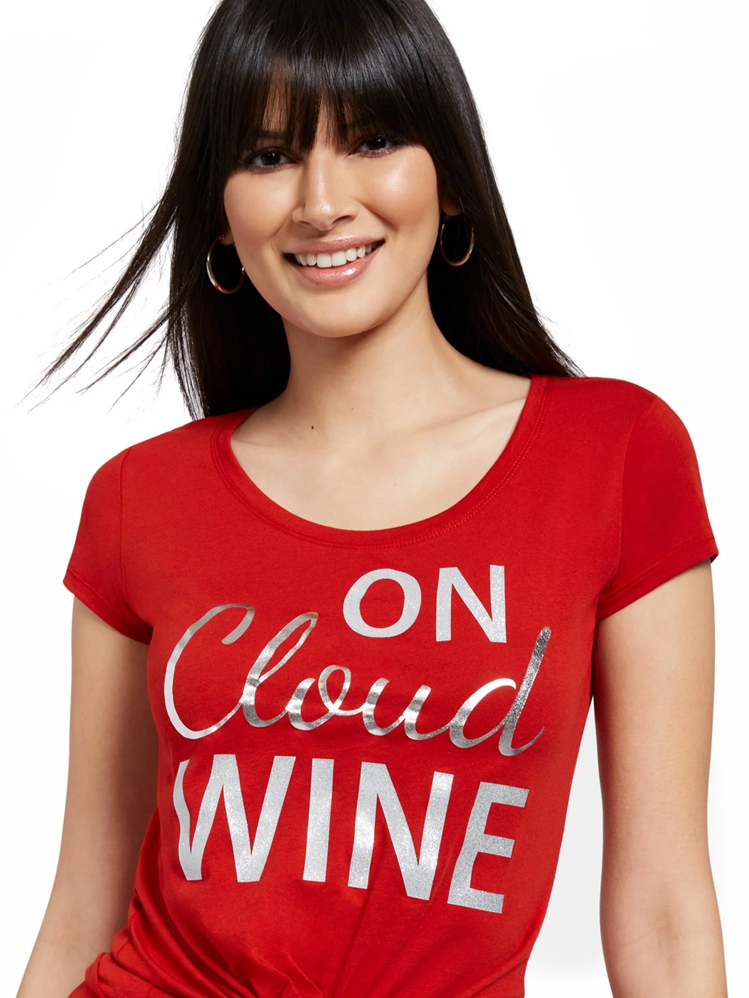 Cloud Wine Graphic Tee - Image 2