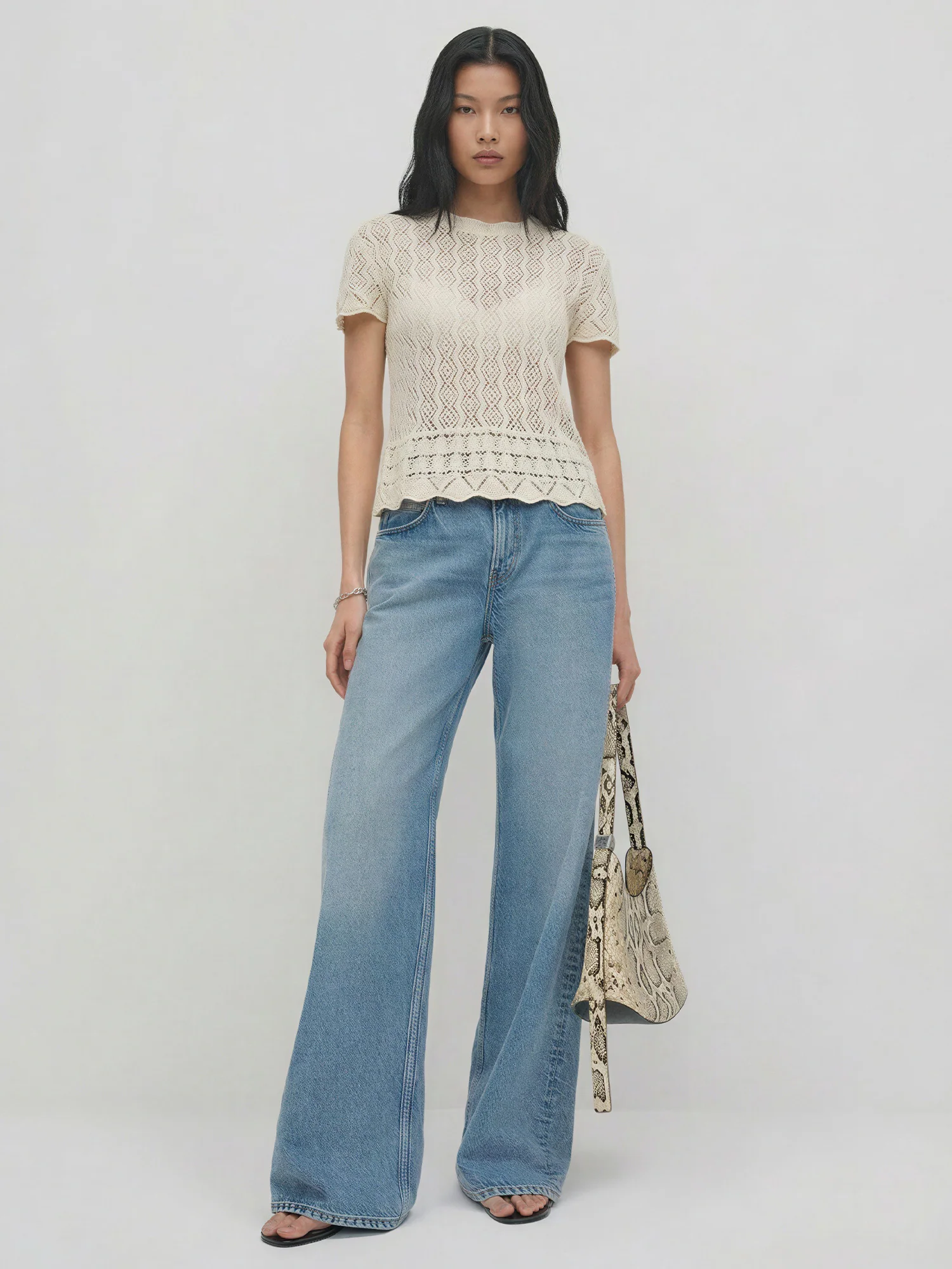 Coco Open Lace Overlay Top - Image 2