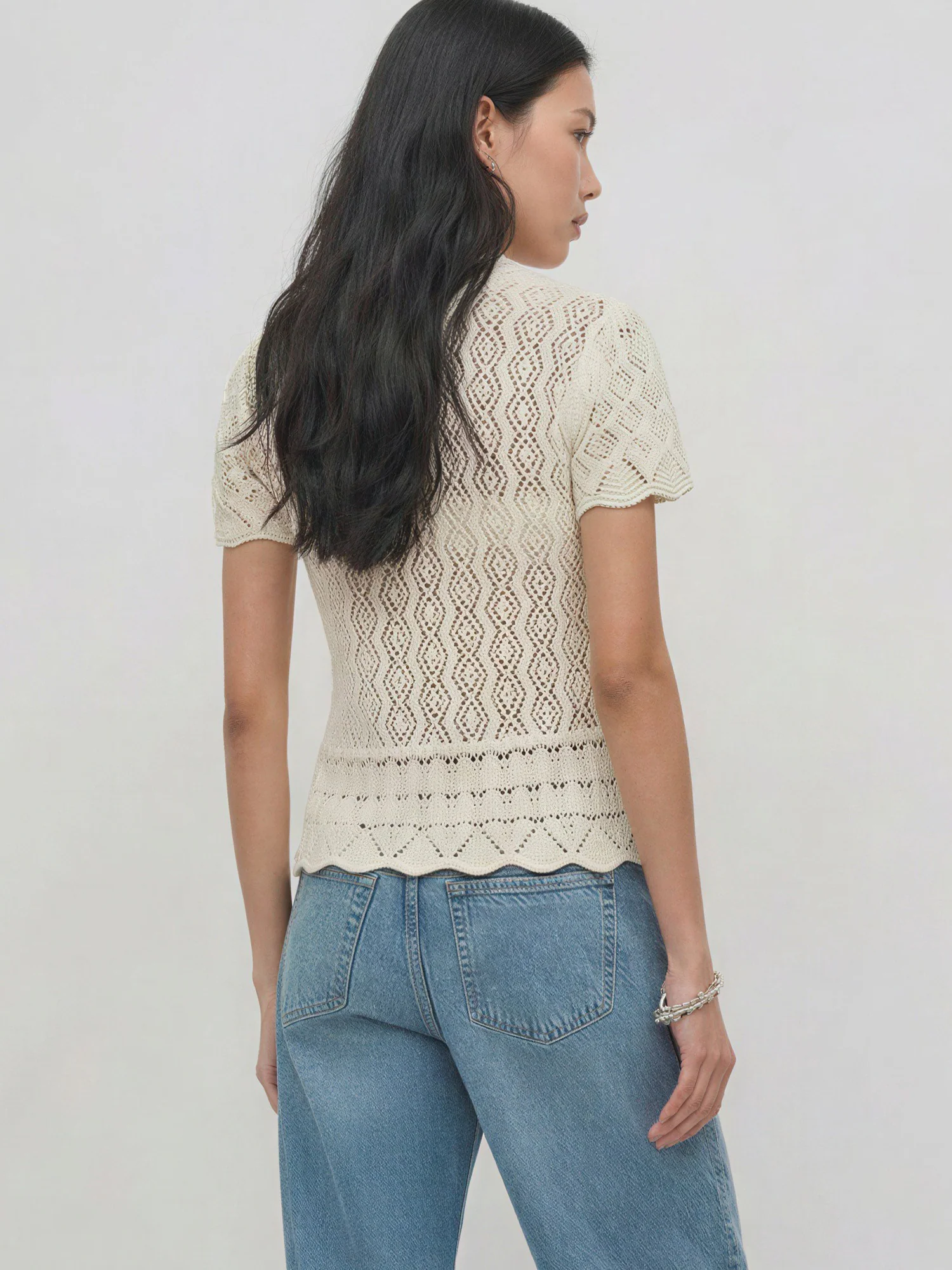 Coco Open Lace Overlay Top - Image 4