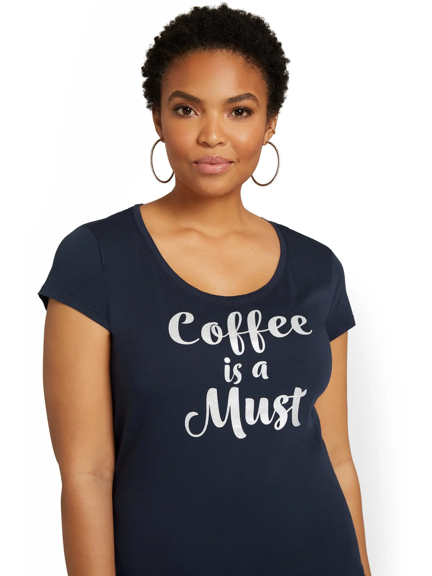 Coffee Is A Must Graphic Tee - Image 2