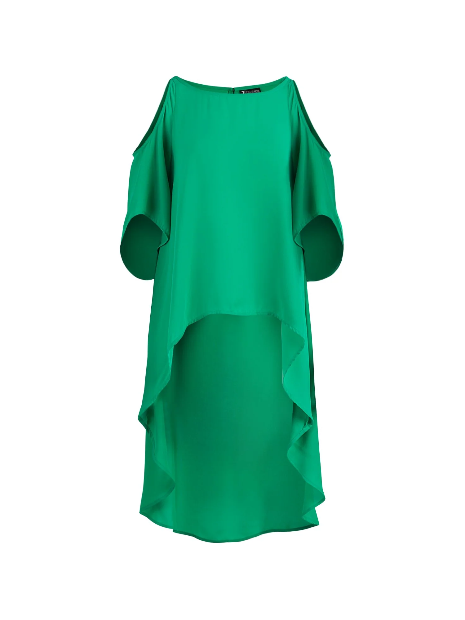 Cold-Shoulder Hi-Lo Top - 7th Avenue - Image 2