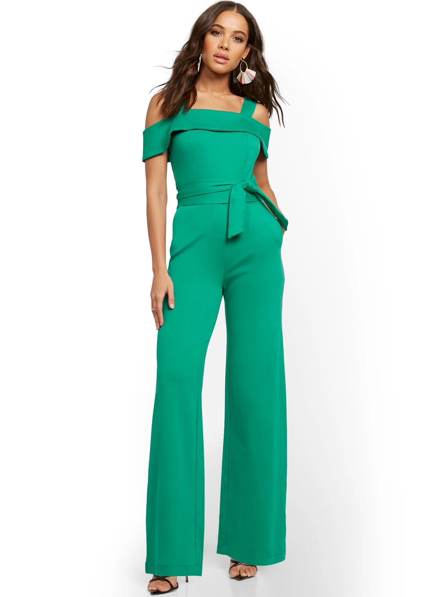Cold-Shoulder Jumpsuit - Image 10