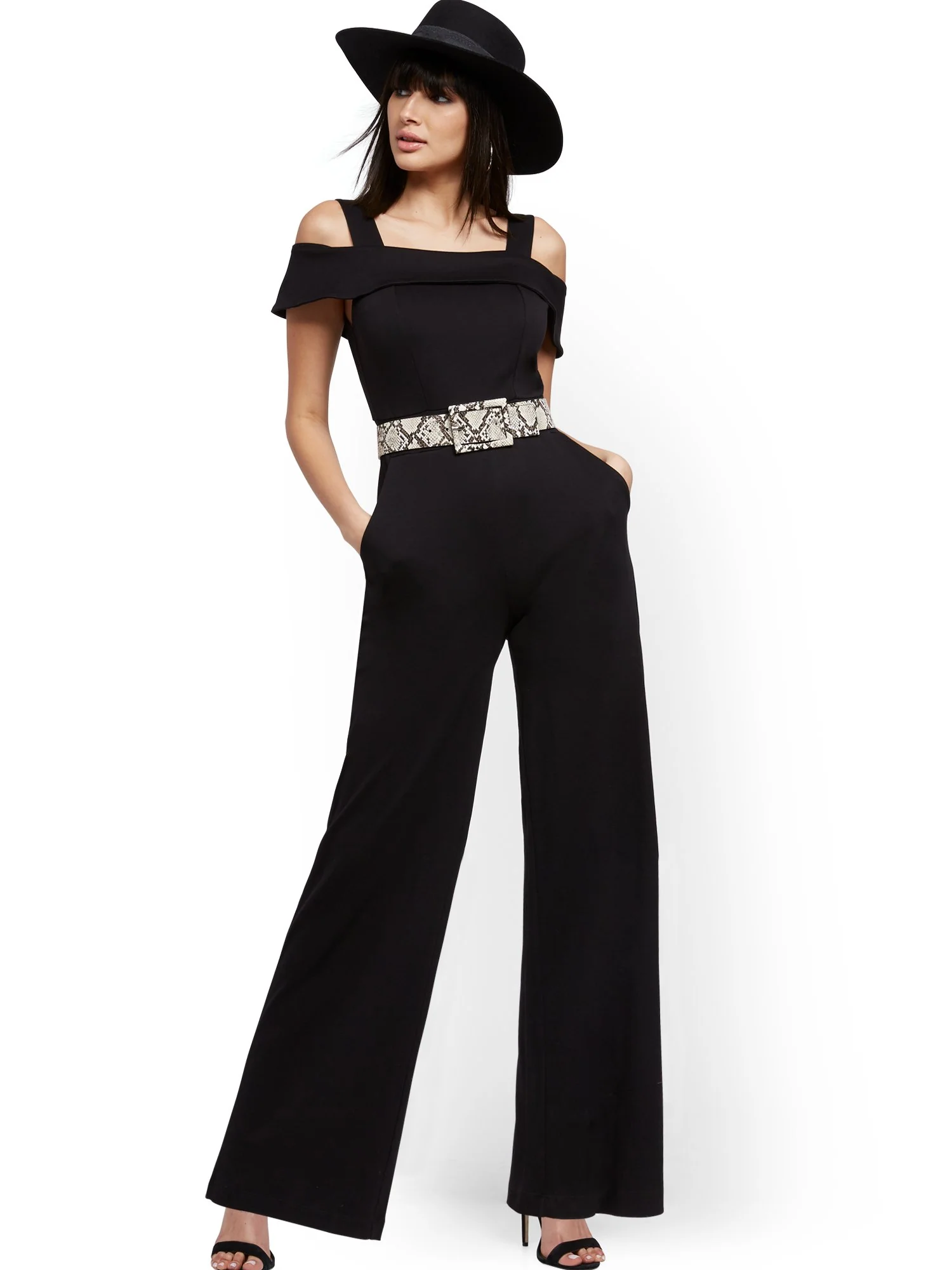Cold-Shoulder Jumpsuit - Image 2