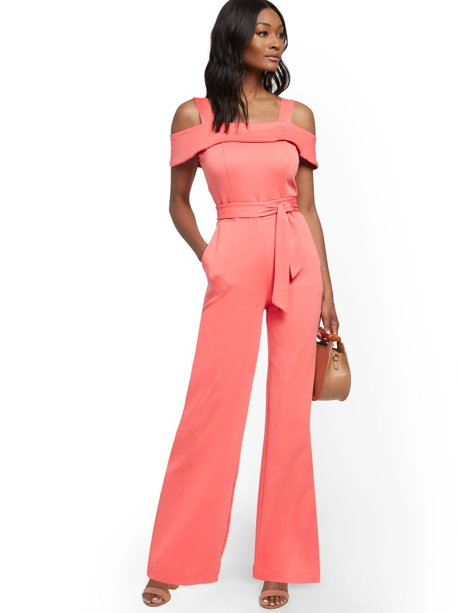 Cold-Shoulder Jumpsuit - Image 5