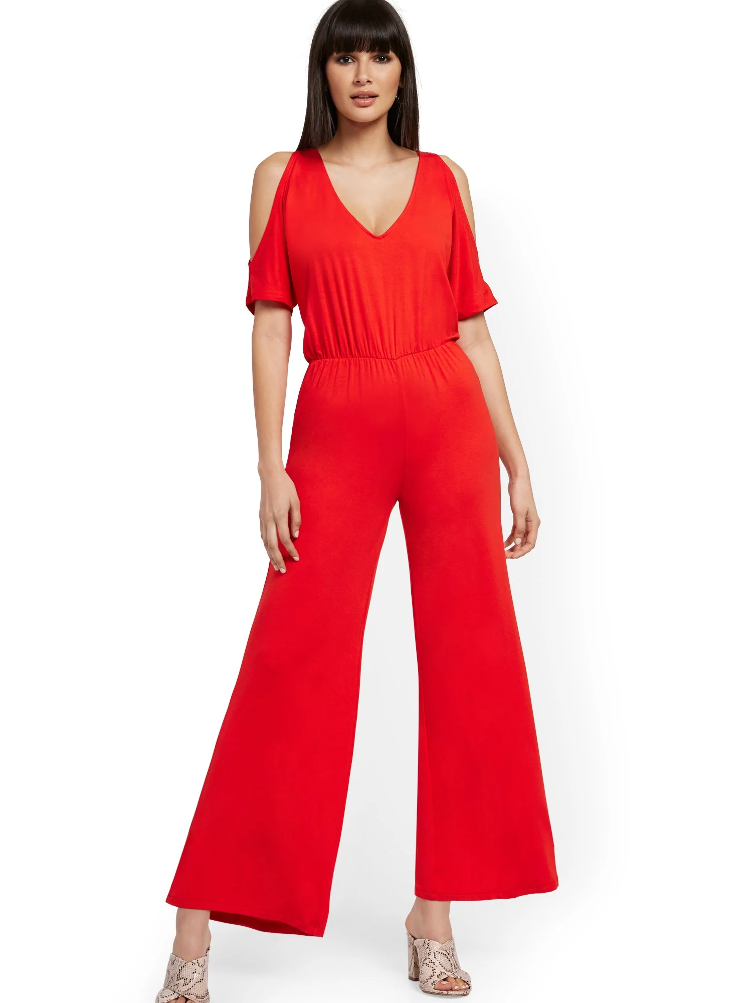 Cold-Shoulder Jumpsuit - NY&C Style System - Image 6