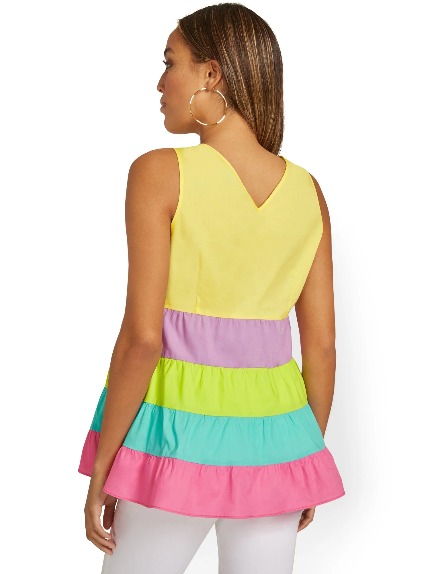 Colorblock Babydoll Top - Image 3