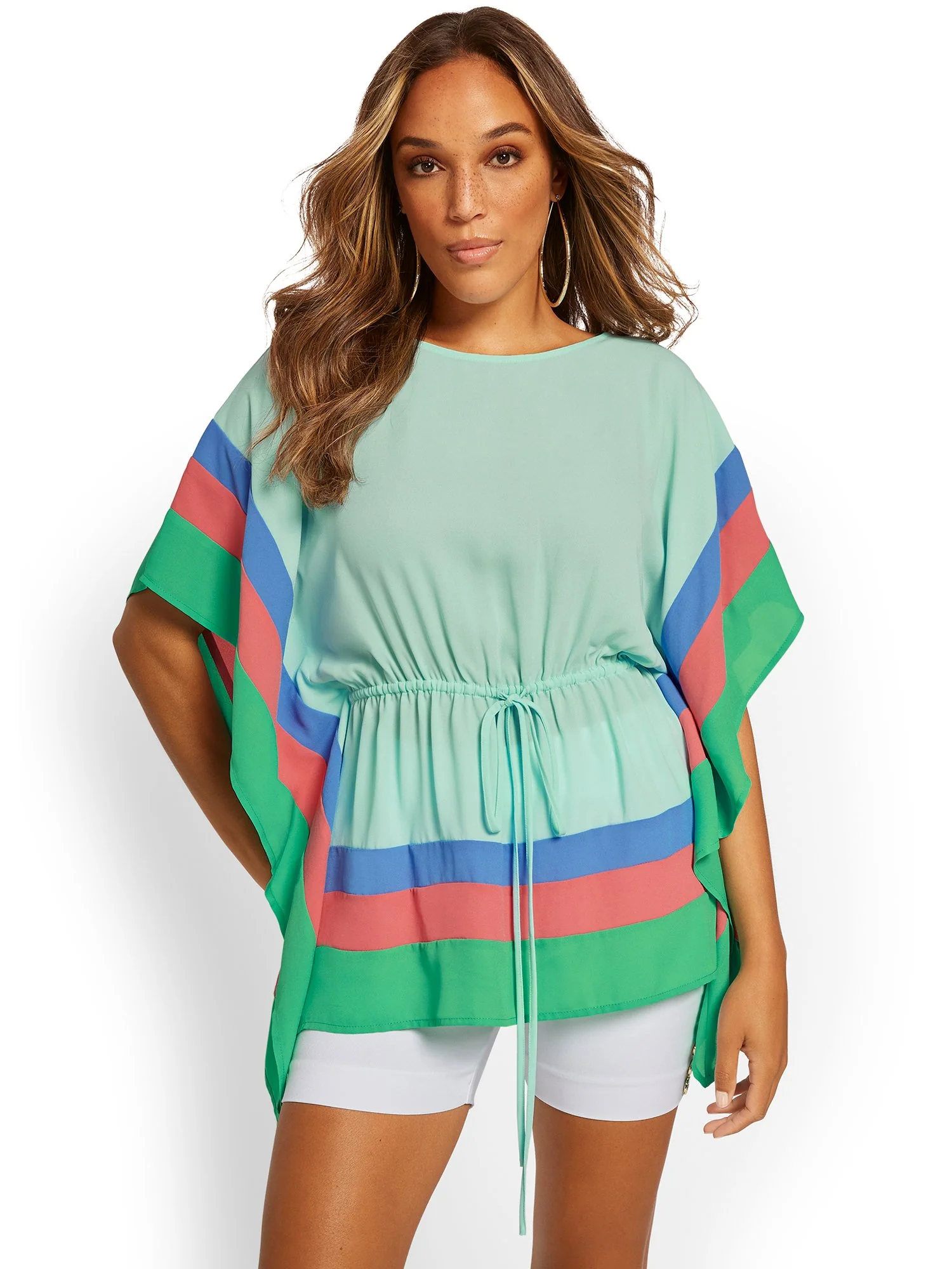 Colorblock Caftan Top - Image 2