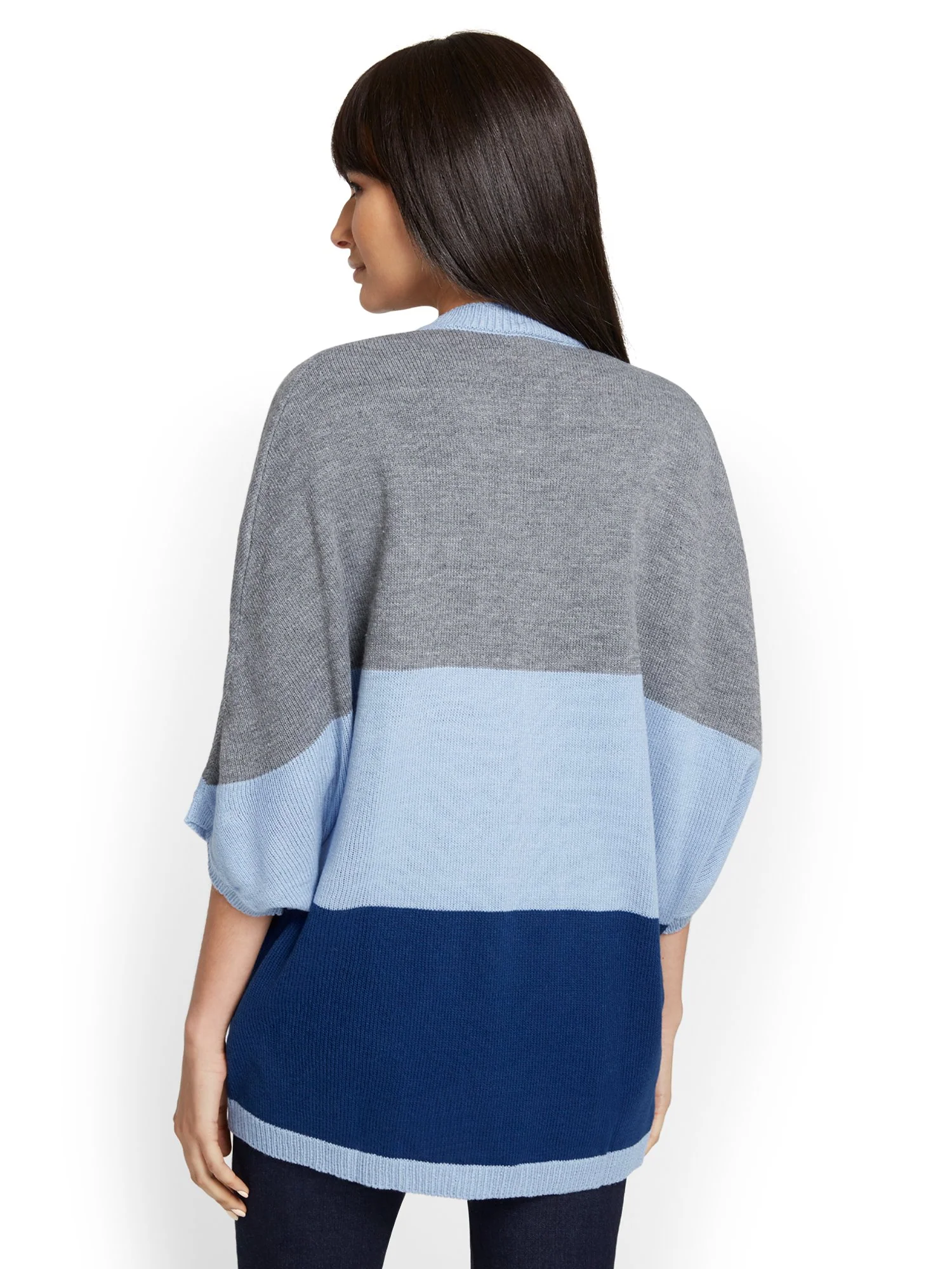 Colorblock Cocoon Cardigan - Image 3