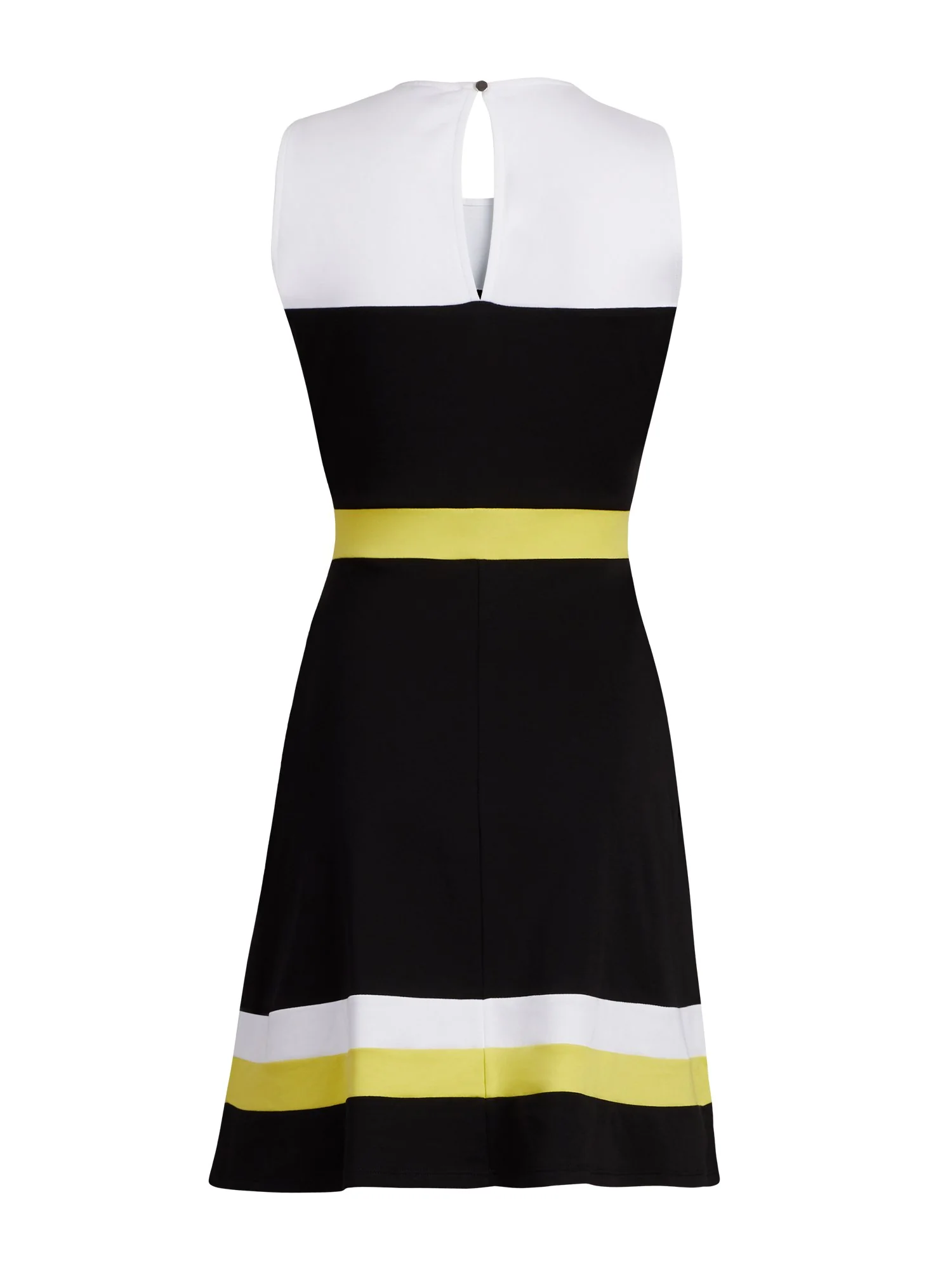 Colorblock Cotton Fit and Flare Dress - Image 13