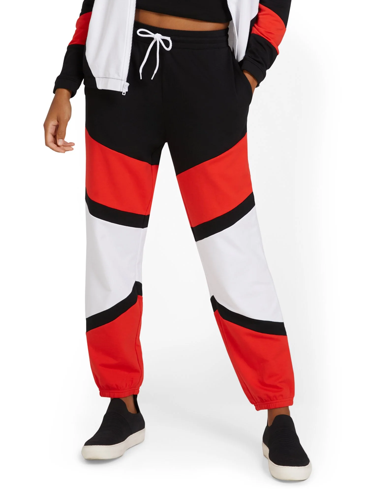 Colorblock French Terry Jogger Pant - Image 2