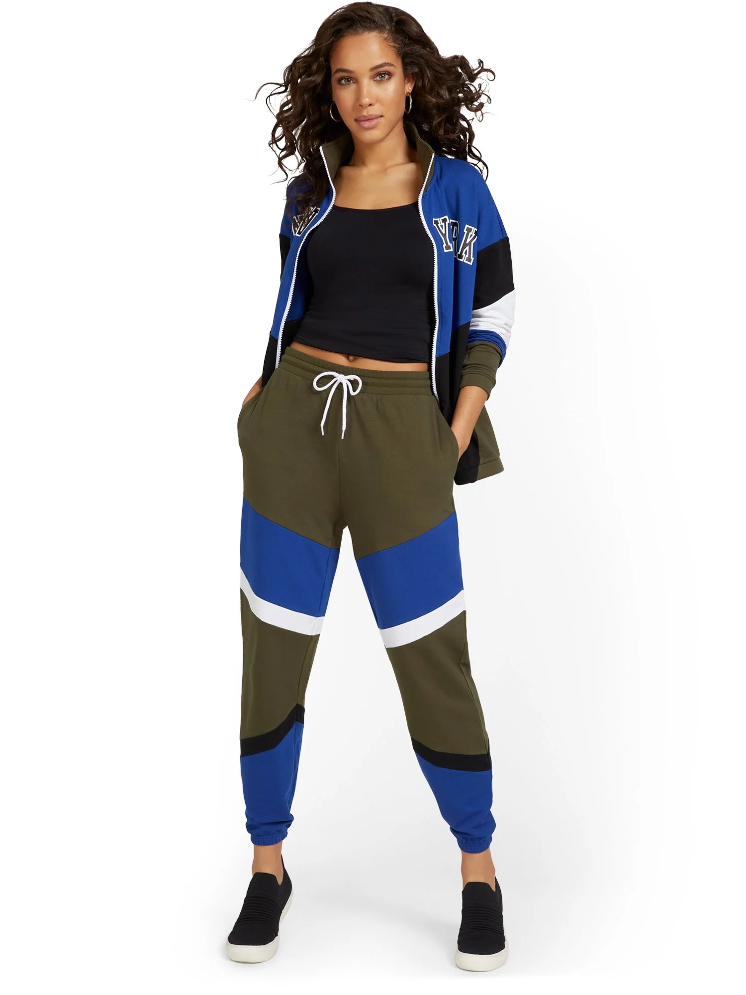 Colorblock French Terry Jogger Pant - Image 8