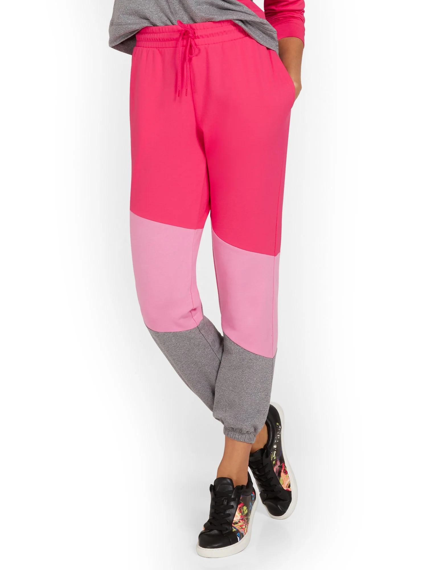 Colorblock French Terry Jogger Pant - Image 2