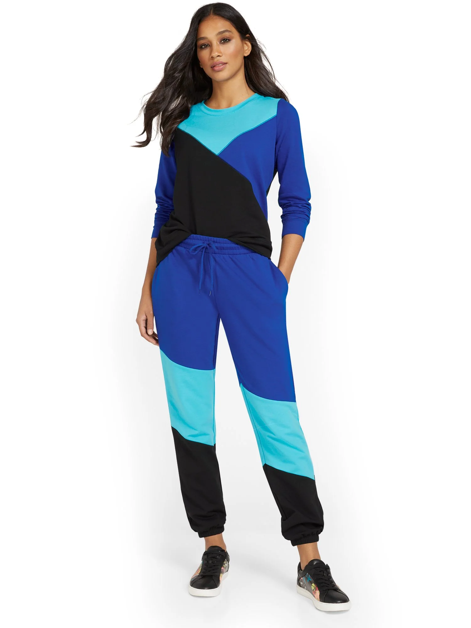 Colorblock French Terry Jogger Pant - Image 7