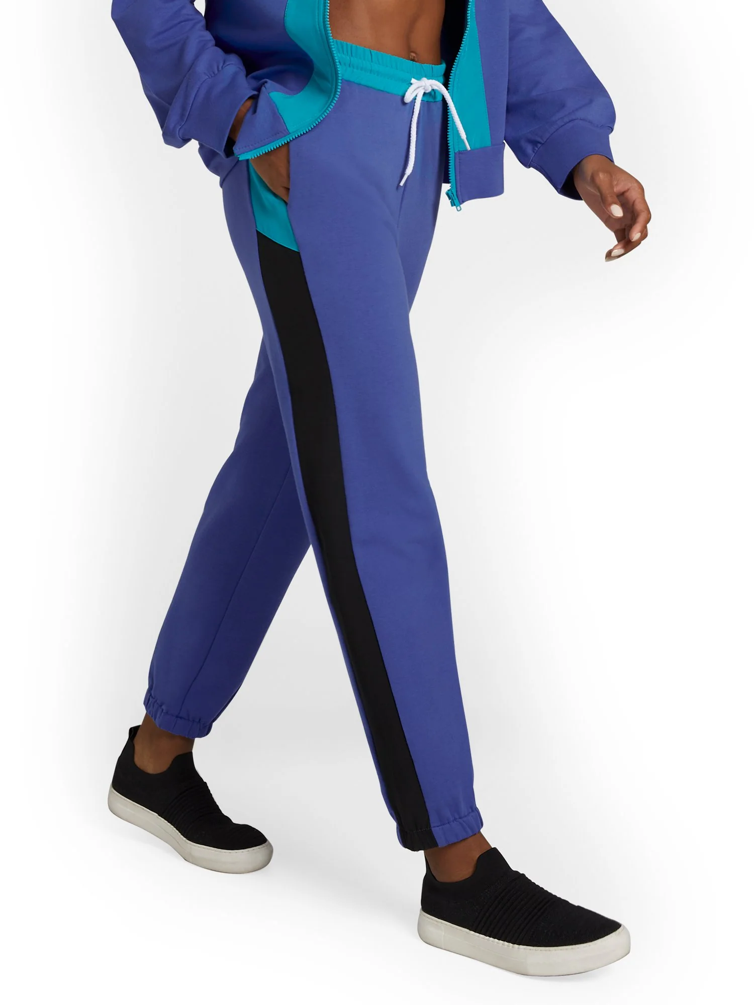 Colorblock French Terry Jogger Pant - Image 5
