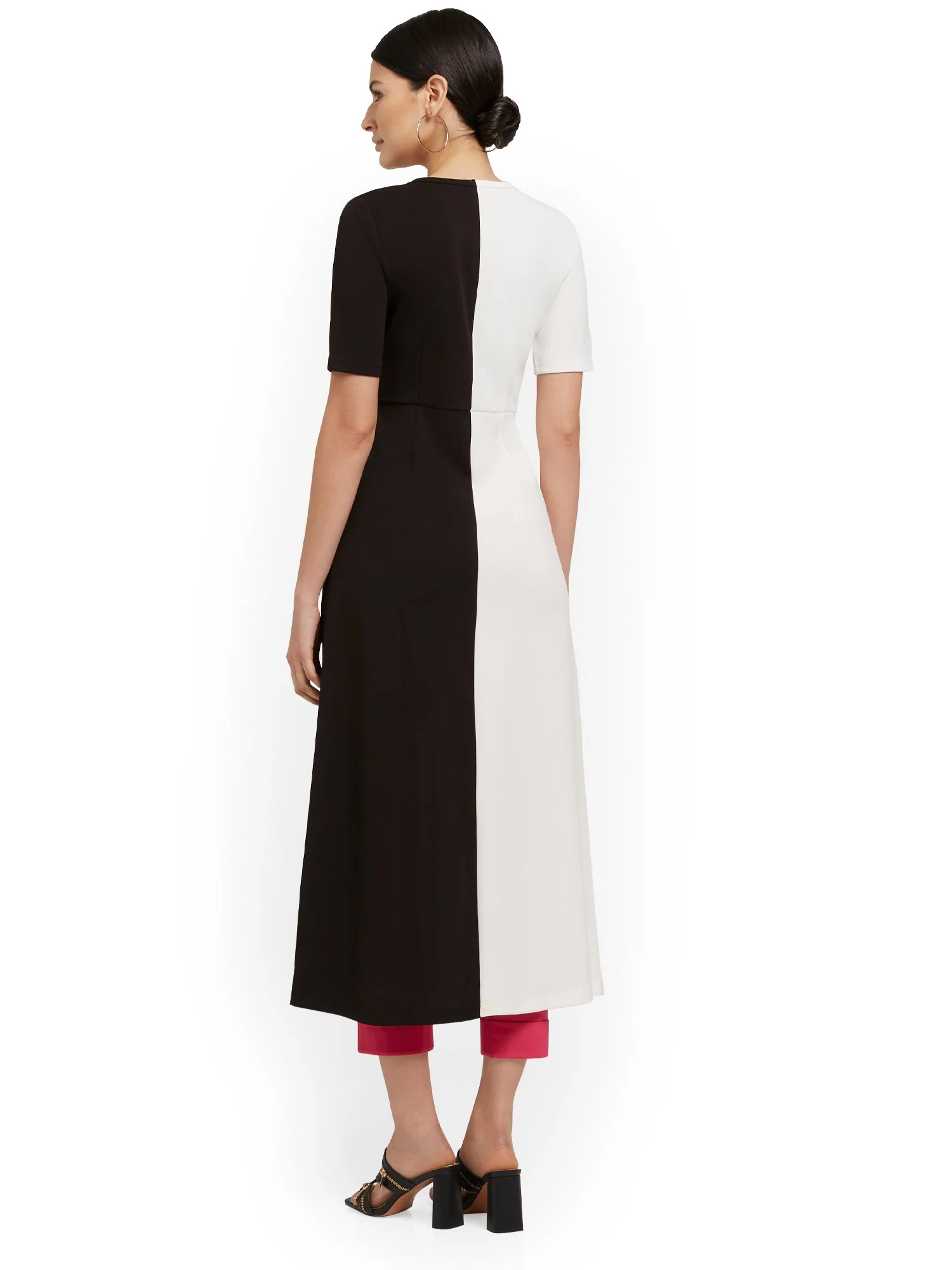 Colorblock Knit Maxi Top - Image 3