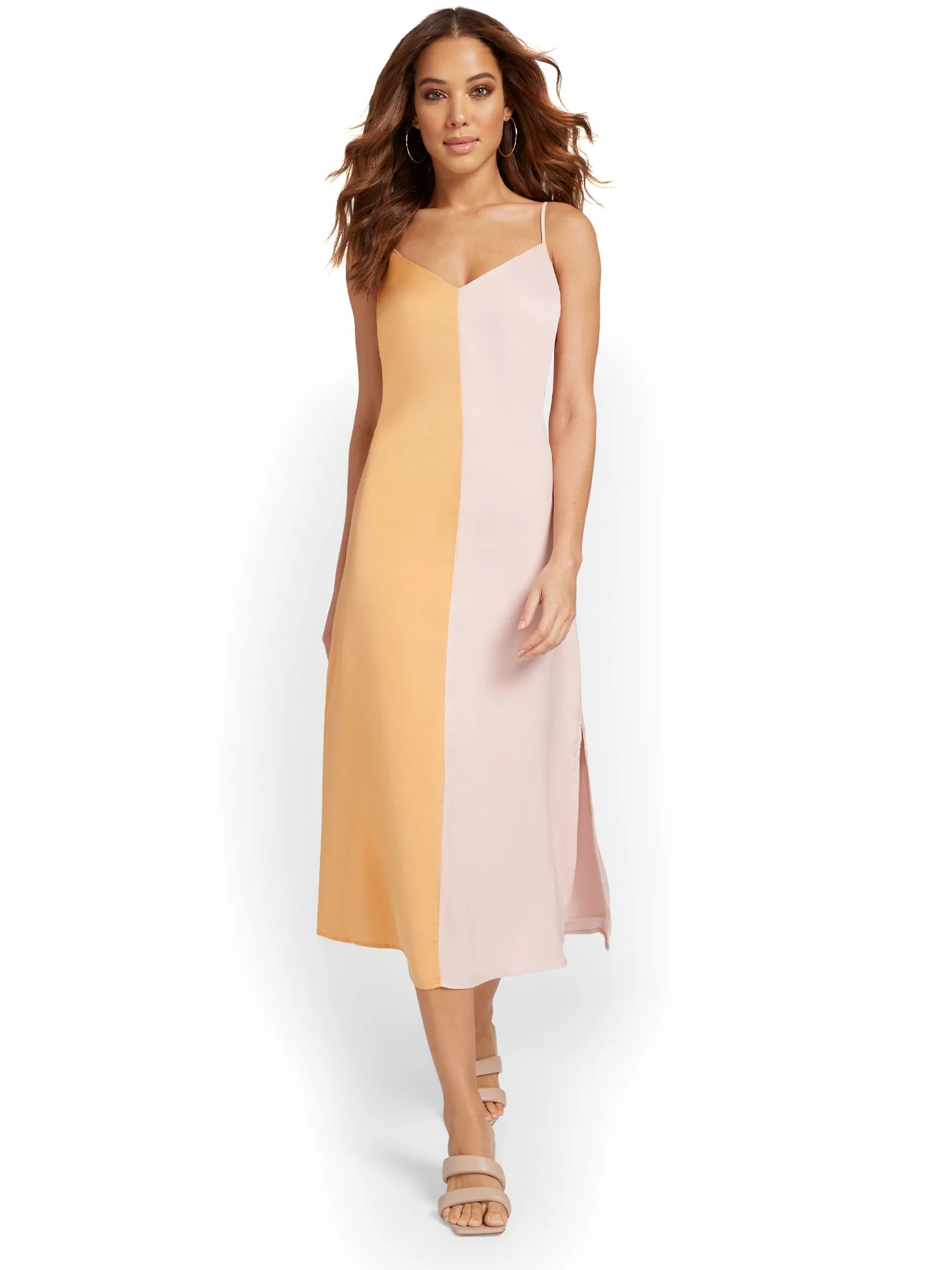 Lena Colorblock Midi Dress - Brands We Love - Image 2