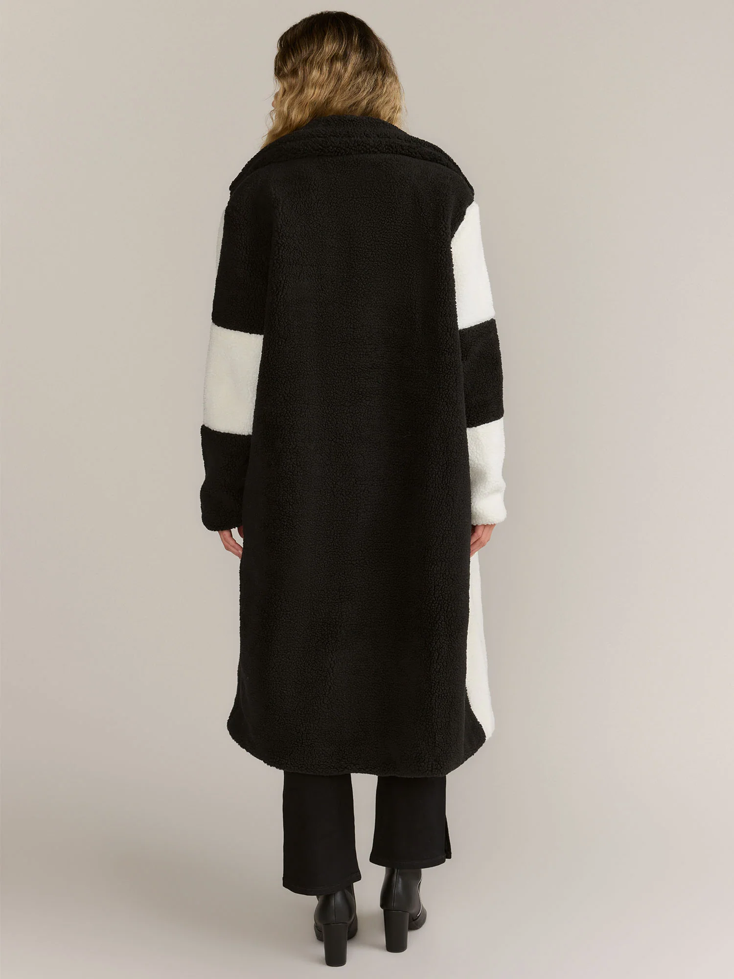 Azalea Wang Colorblock Sherpa Coat - Brands We Love - Image 4