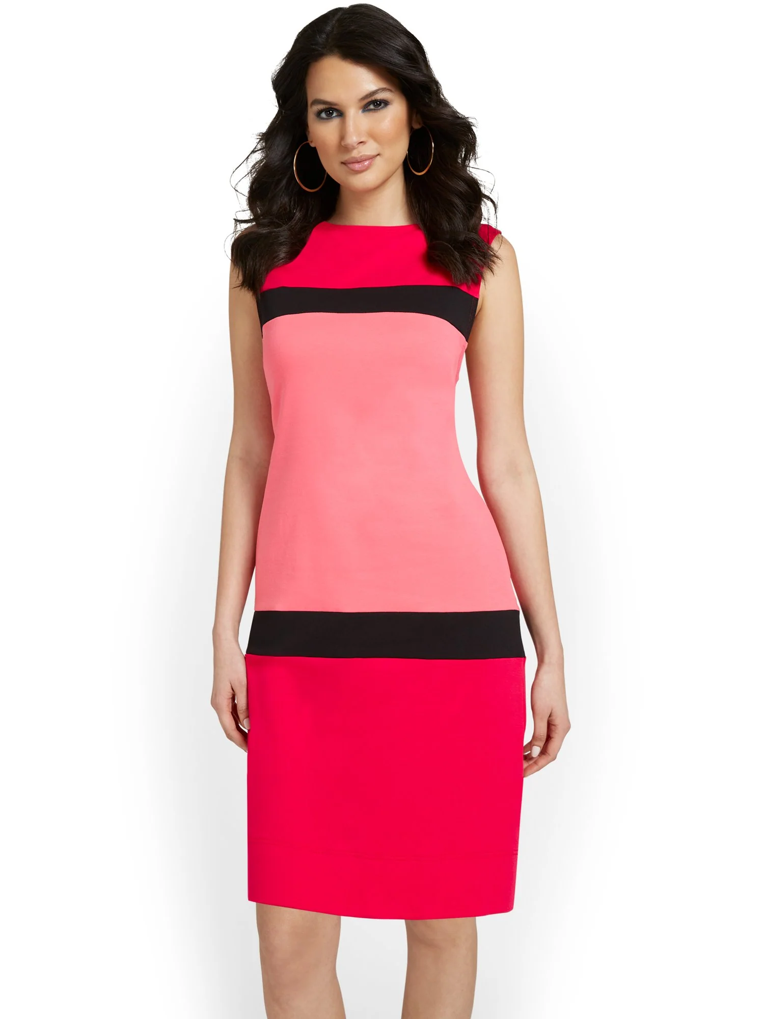 Colorblock Shift Dress - City Knits - Image 10