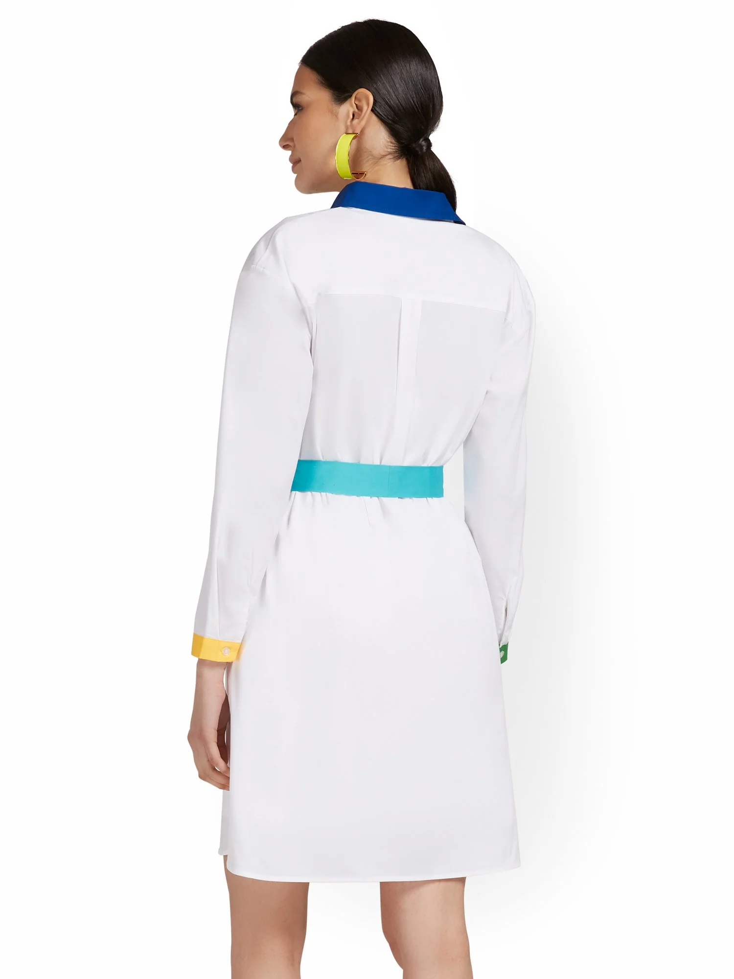 Colorblock Shirtdress - Image 3