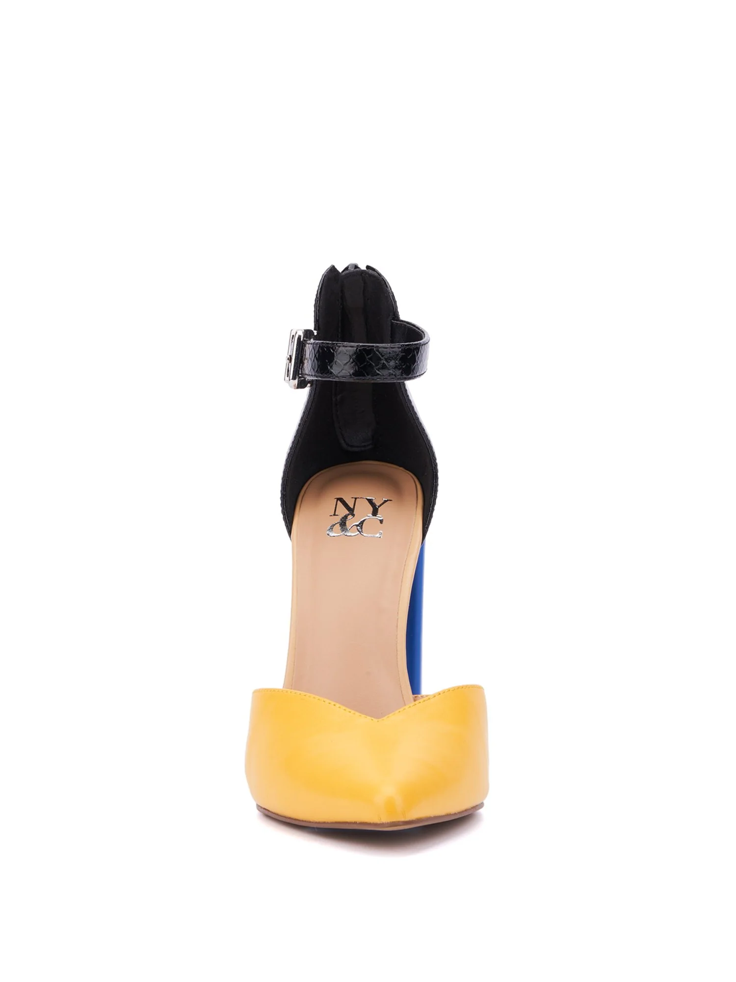 Colorblock Single-Band Block-Heel Pump - Image 10