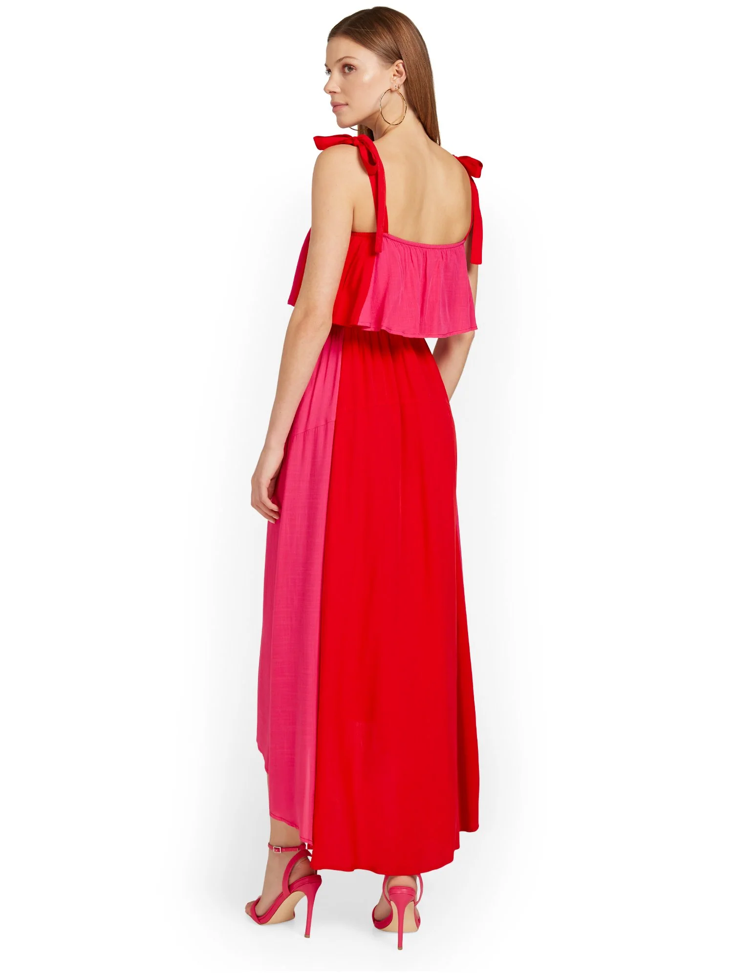 In The Beginning Colorblock Tie-Strap Midi Dress - Brands We Love - Image 3