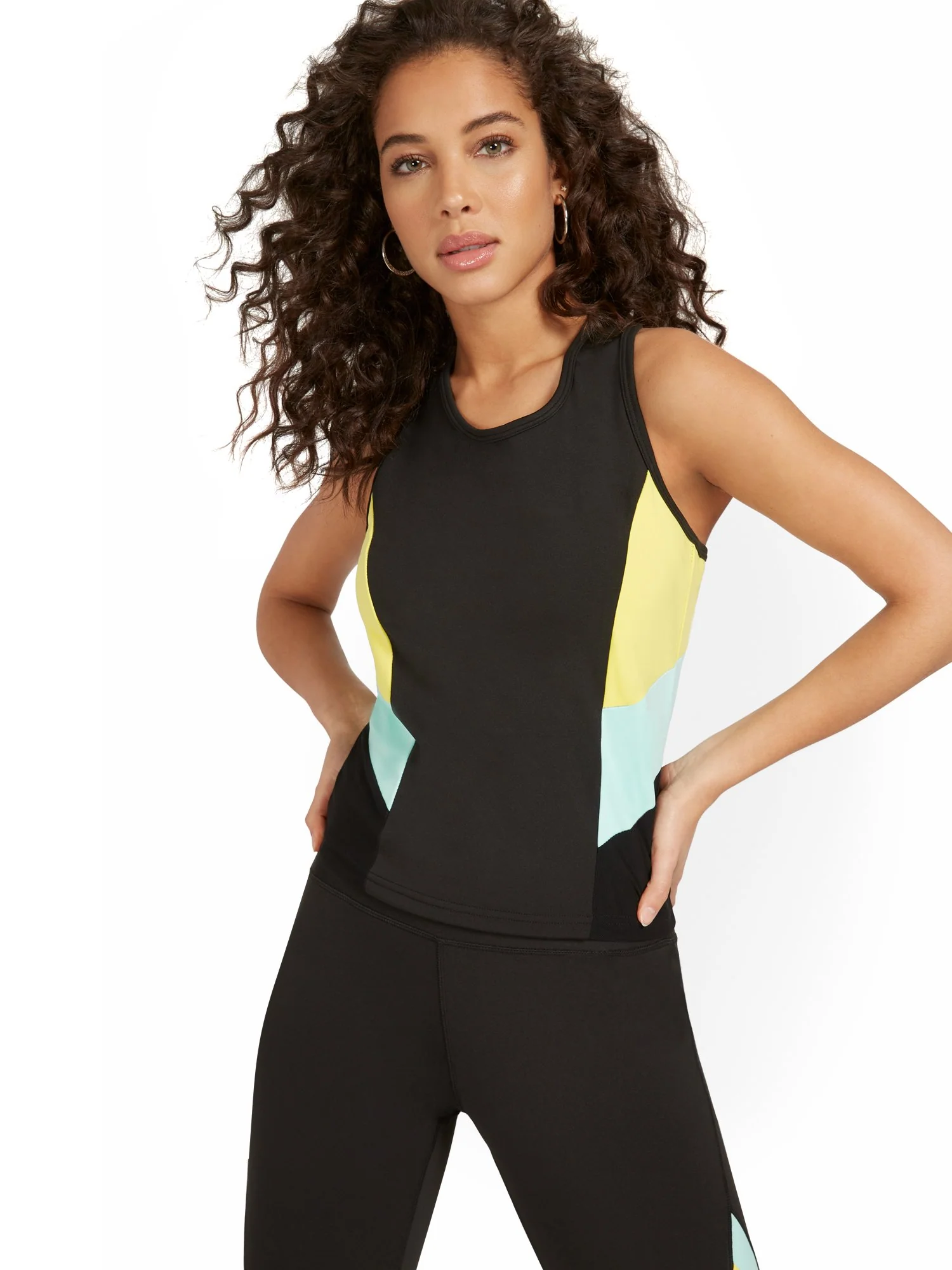 Colorblock Yoga Tank
