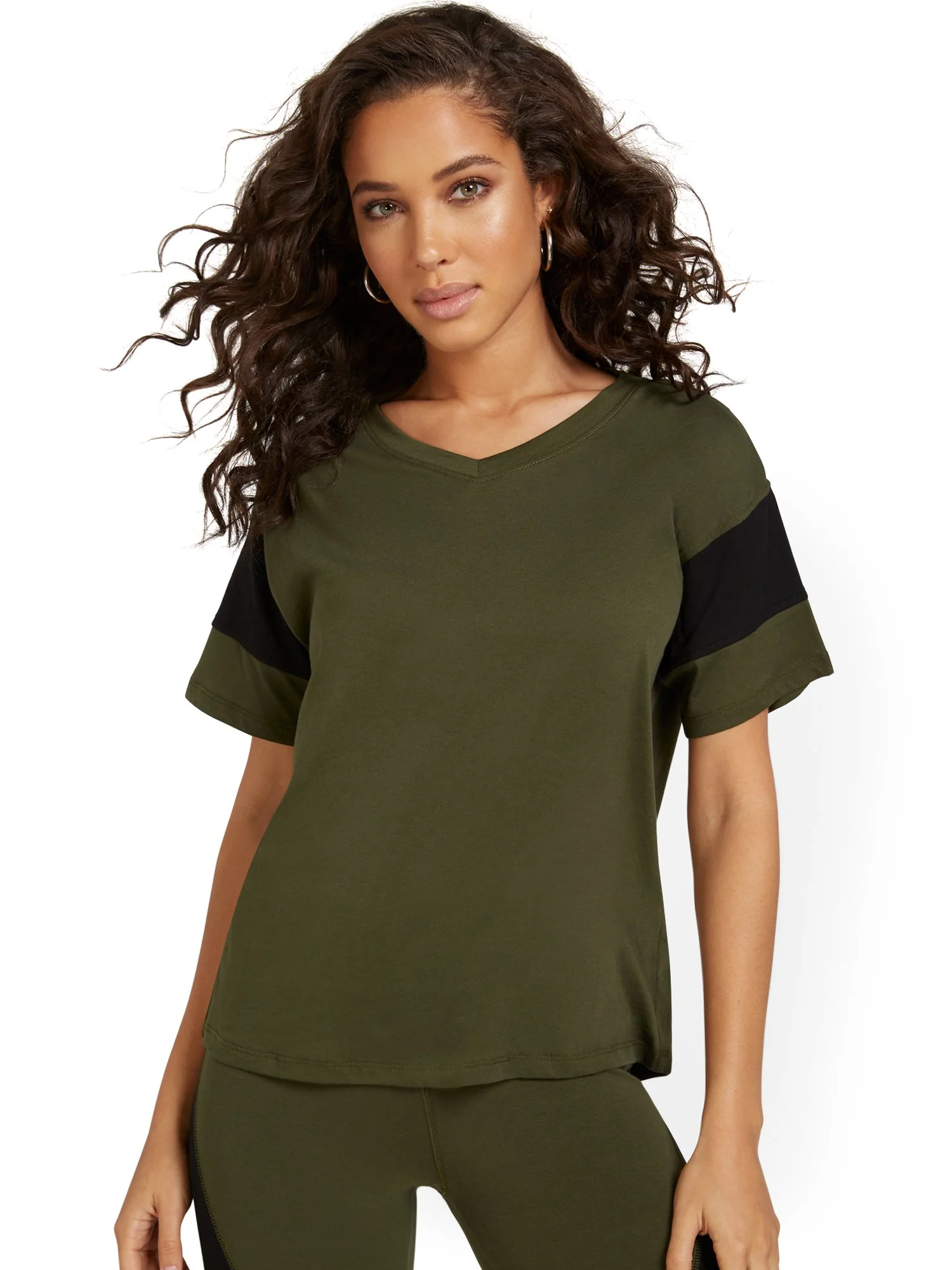 Colorblock Yoga Tee - Image 2