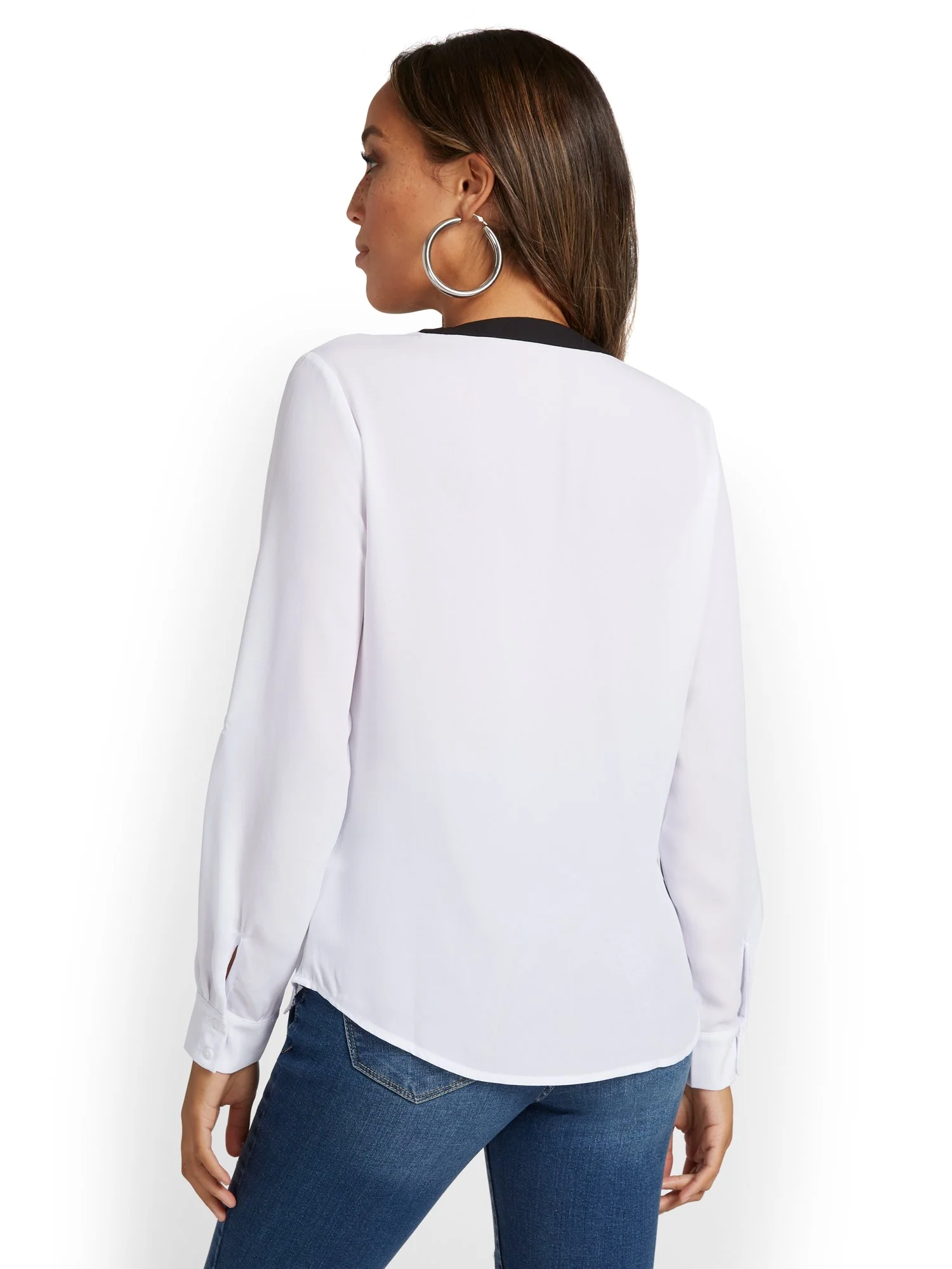 Colorblock Zip-Pocket Top - Image 3