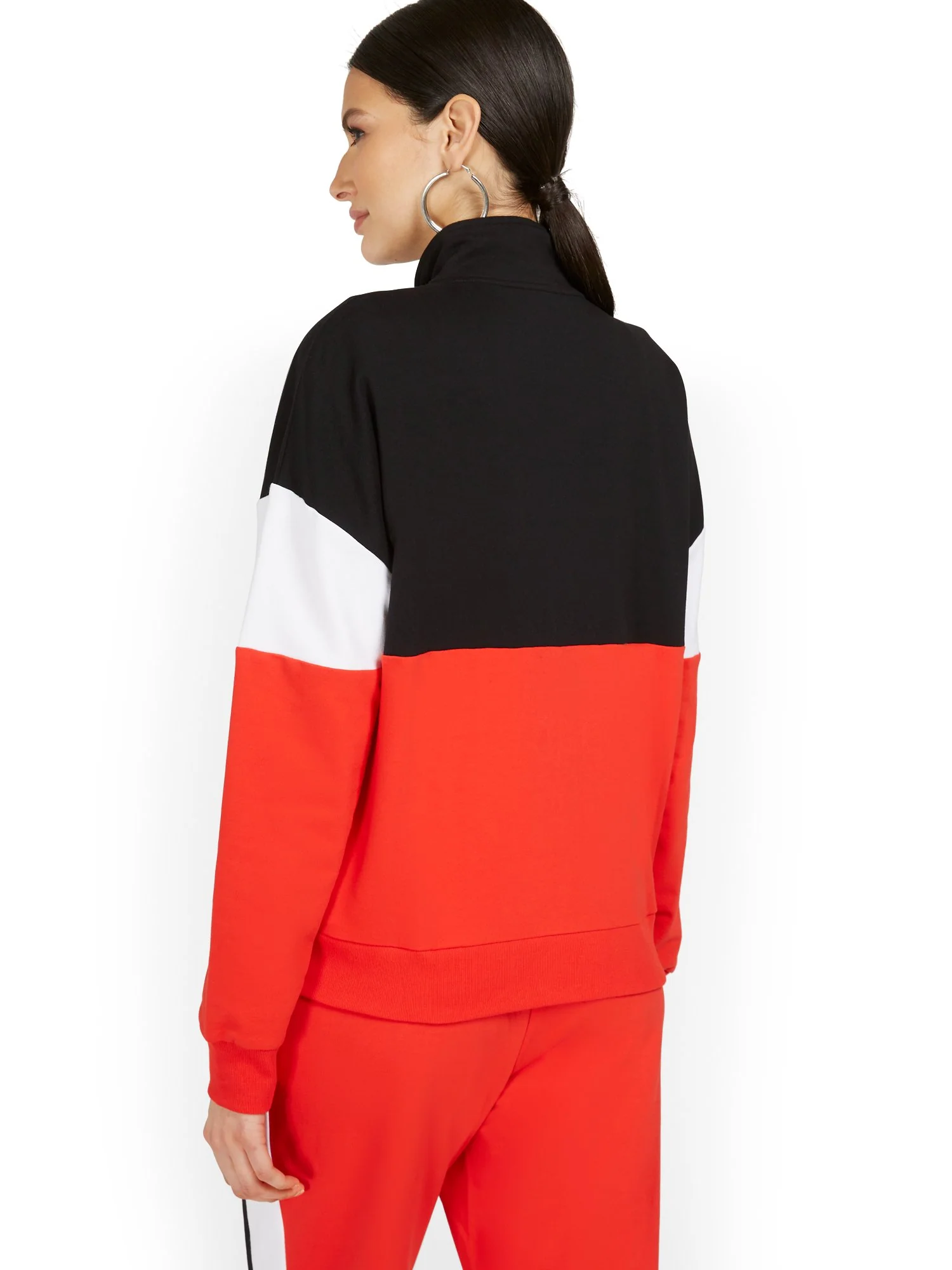 Colorblock Zip-Up Jacket - Image 3