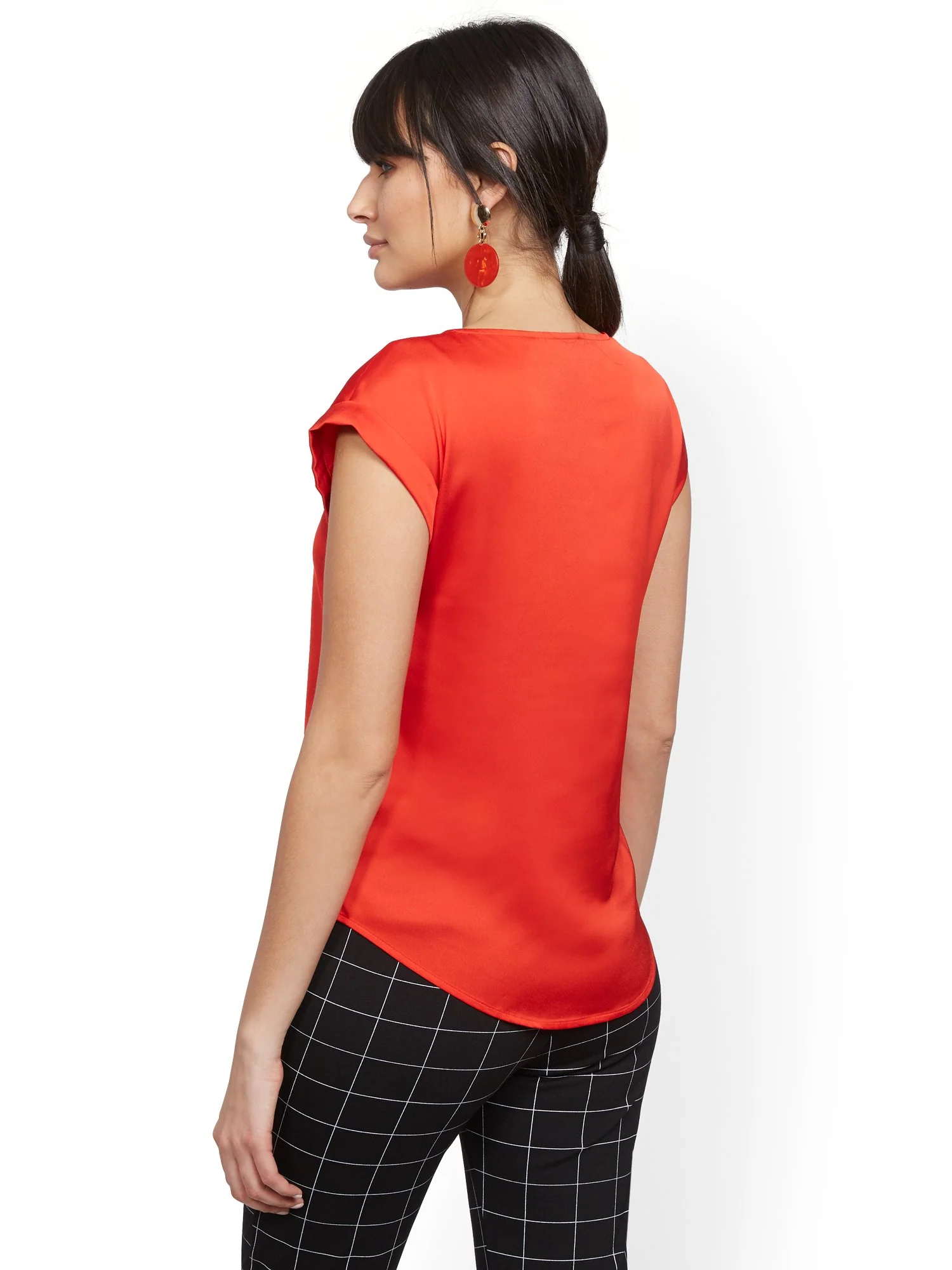 Contrast-Inset Top - 7th Avenue - Image 13