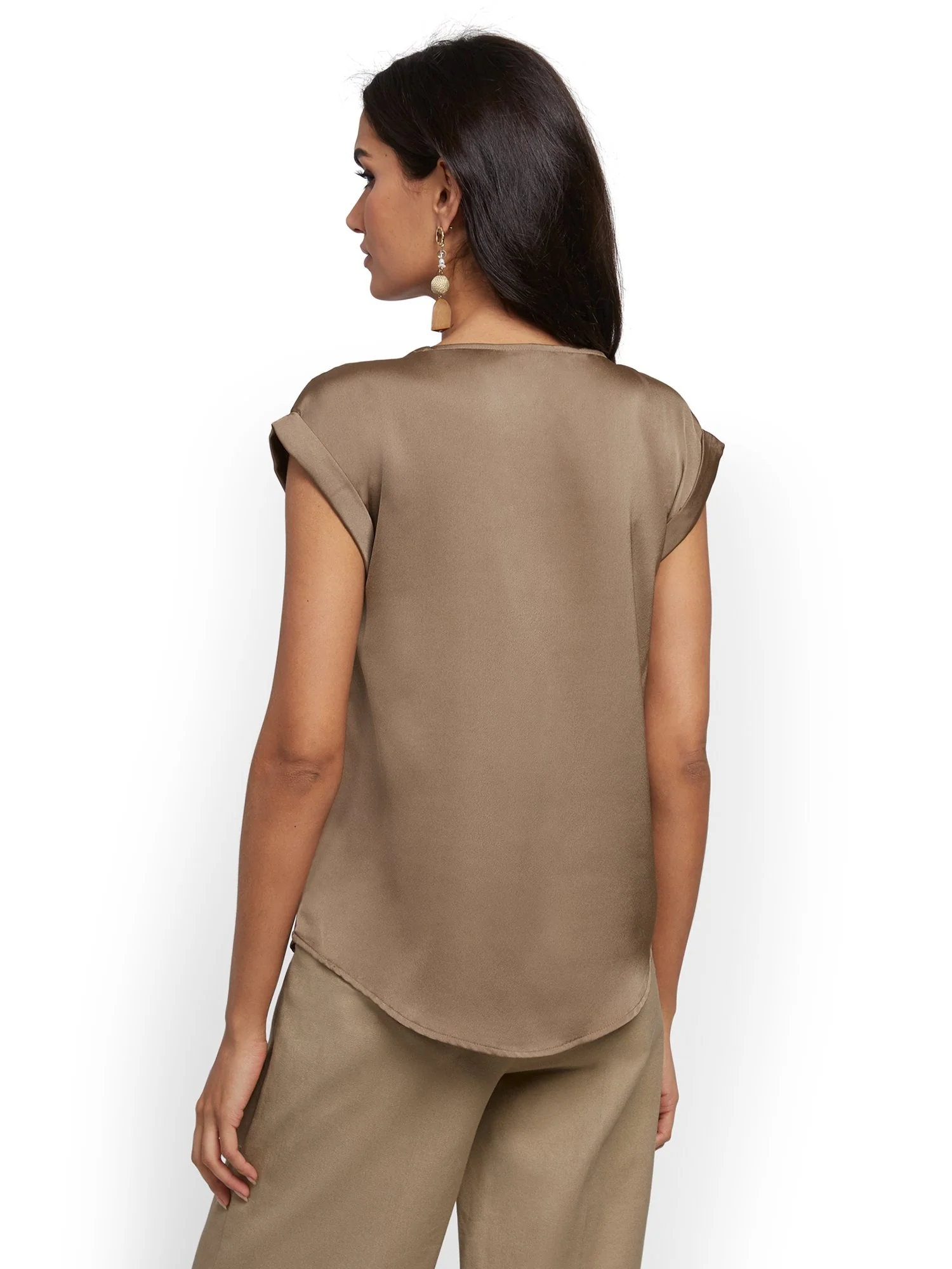 Contrast-Inset Top - 7th Avenue - Image 20
