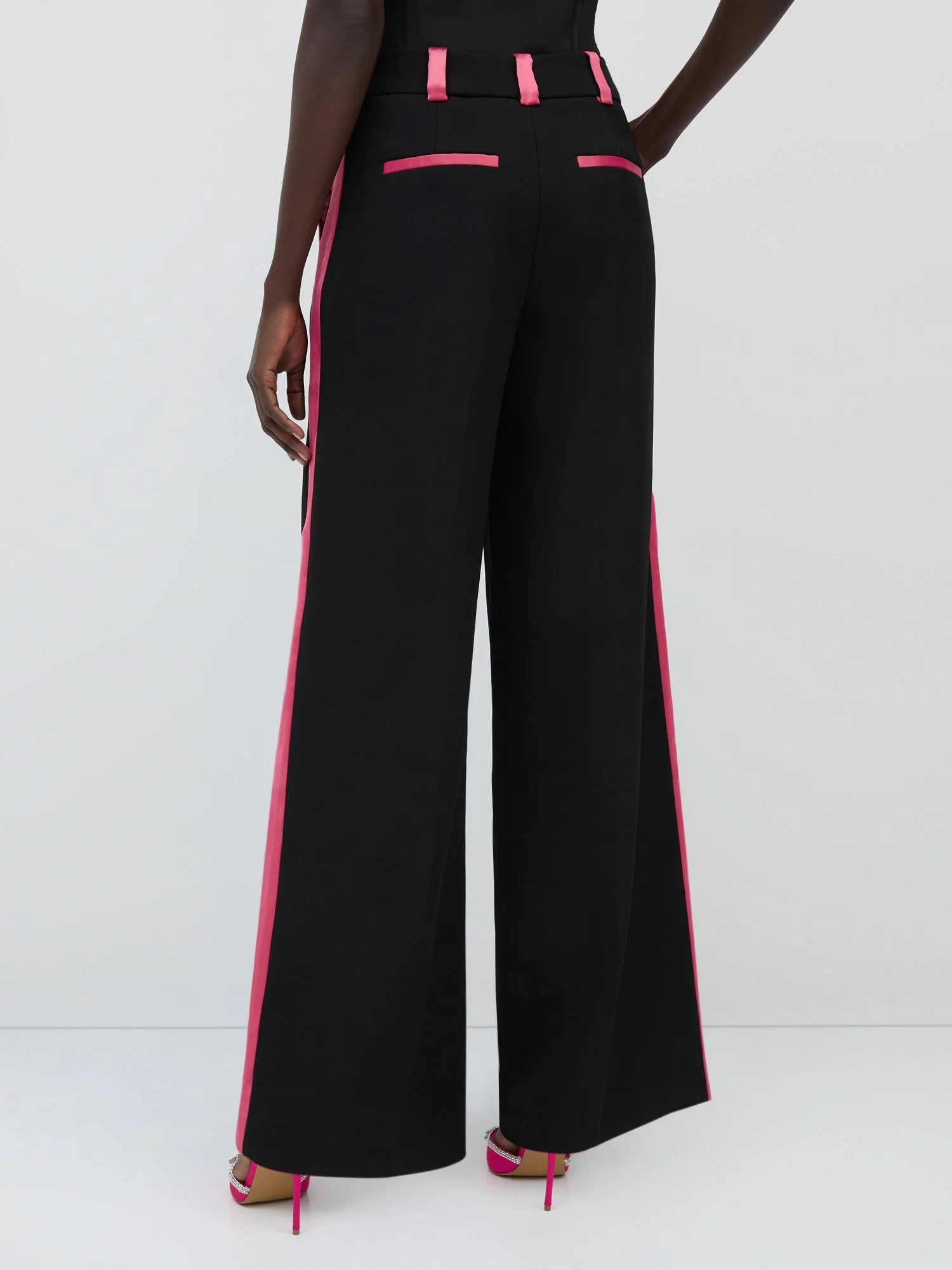 Contrast-Stripe Wide-Leg Pant - Image 3