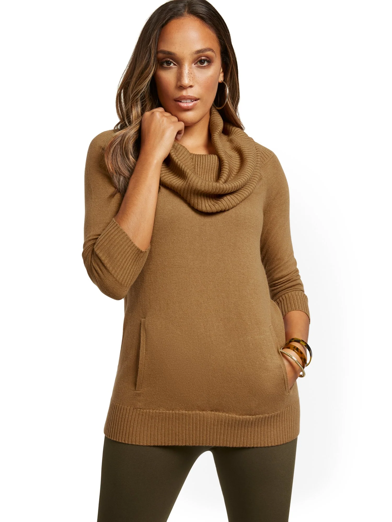 Convertible Cowl-Neck Sweater - Image 4