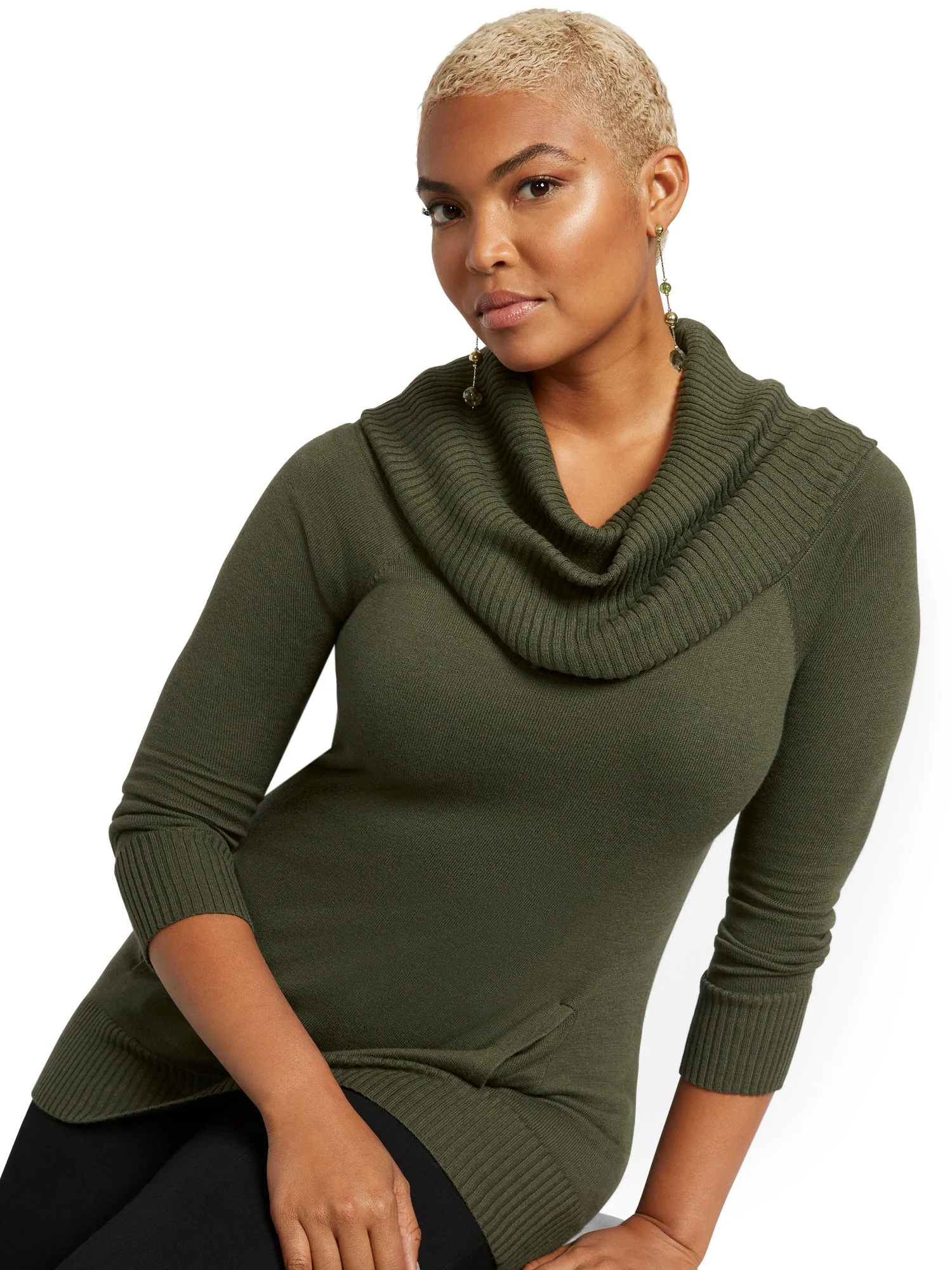Convertible Cowl-Neck Sweater - Image 9