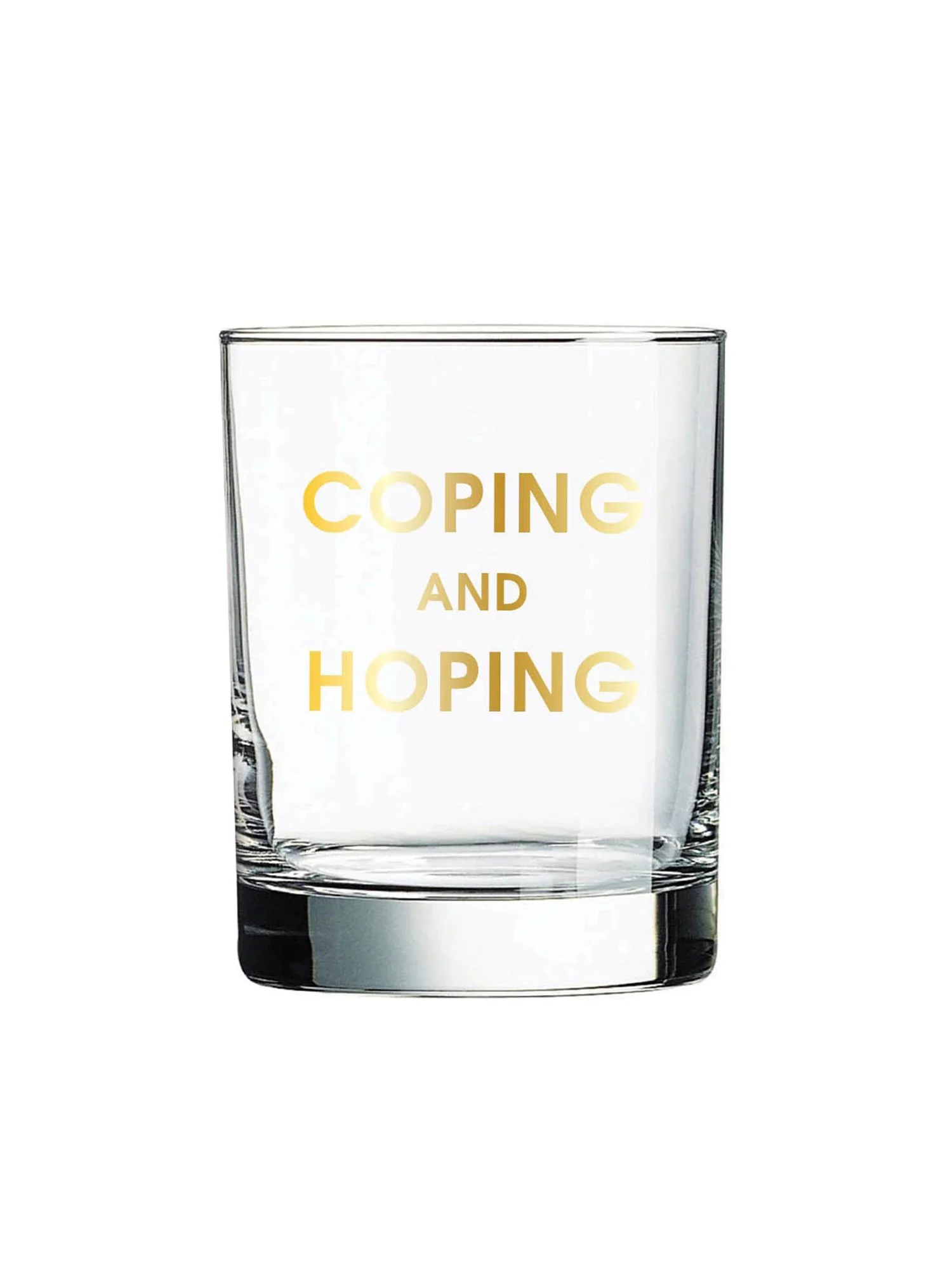 Chez Gagne Coping & Hoping Rocks Cocktail Glass - Brands We Love - Image 2