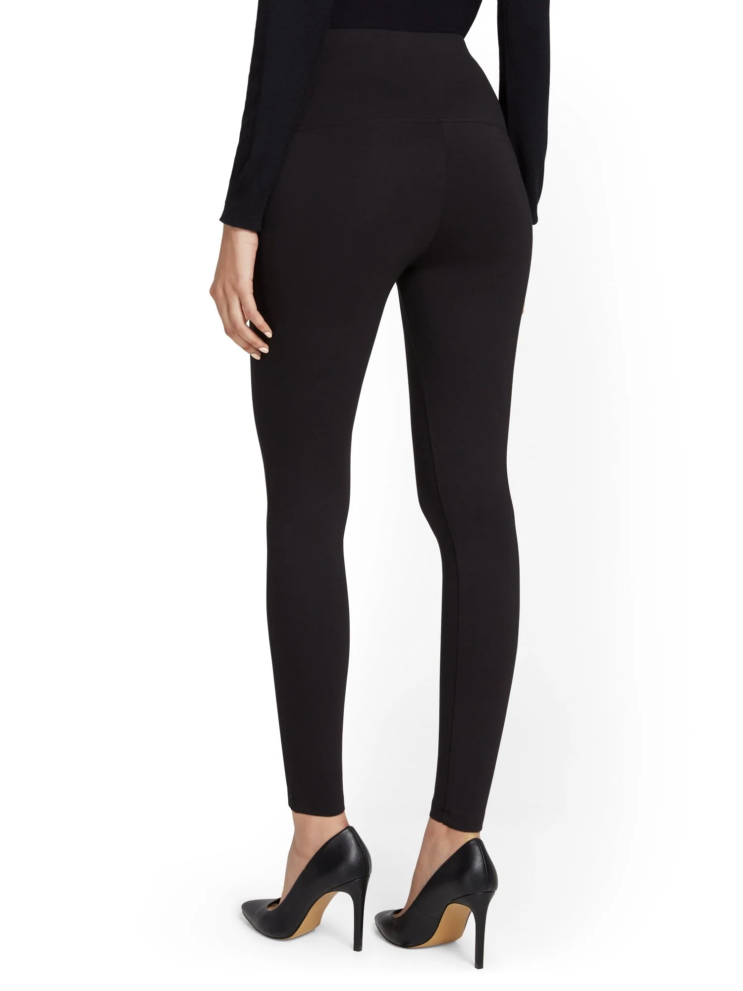 Corset-Front Ponte Legging - Image 3