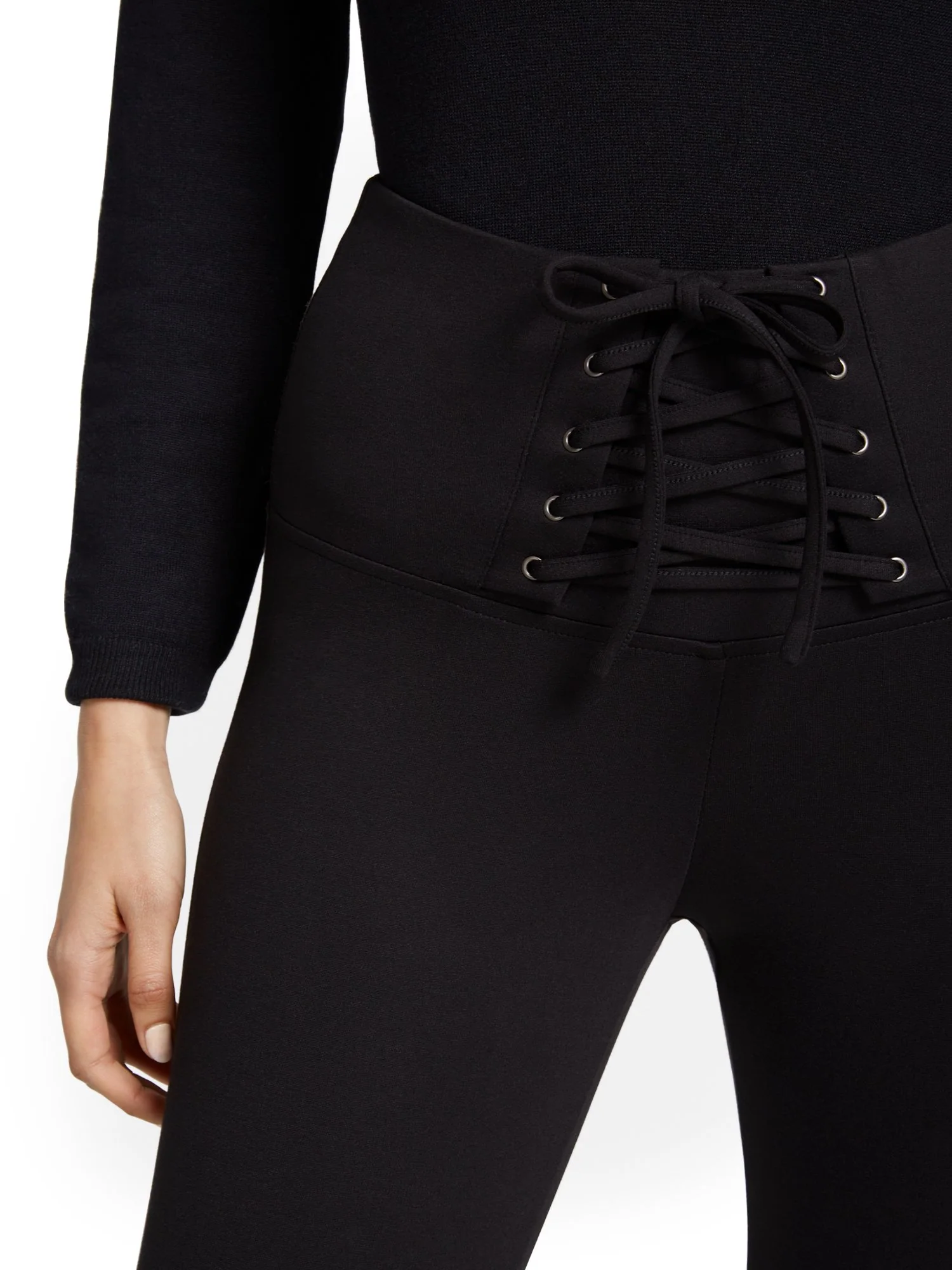 Corset-Front Ponte Legging - Image 4