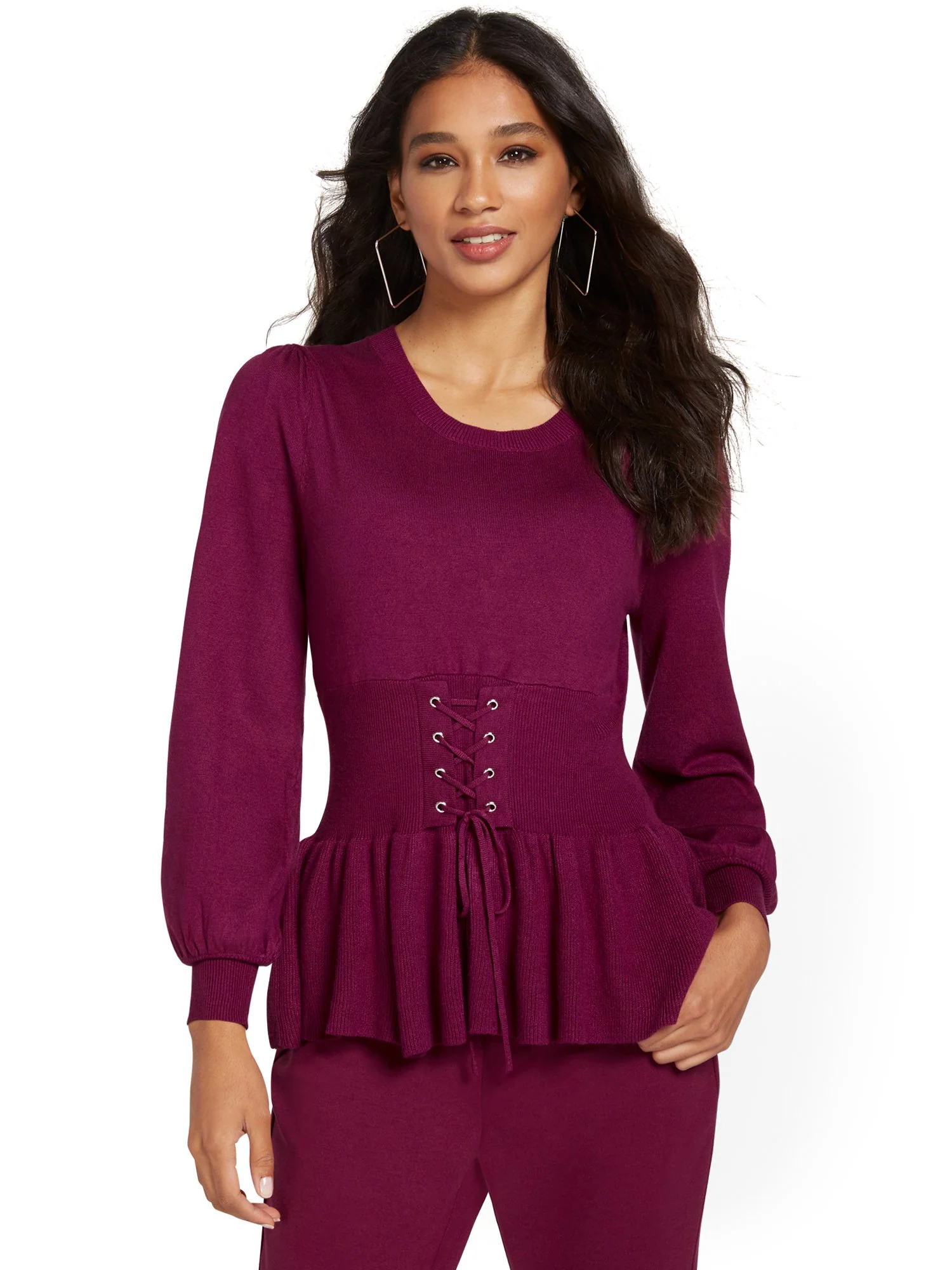 Corset-Waist Sweater - Image 6