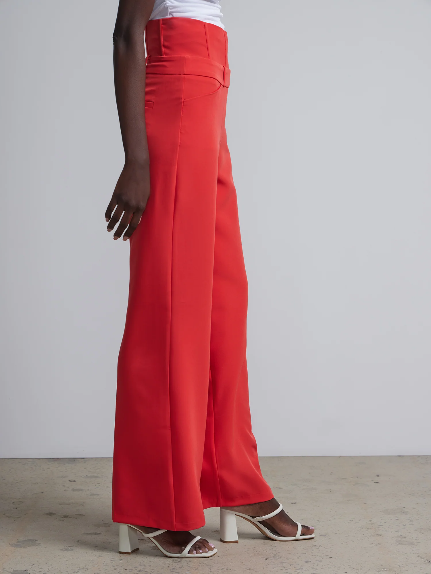 Corset-Waist Wide-Leg Pant - Image 2