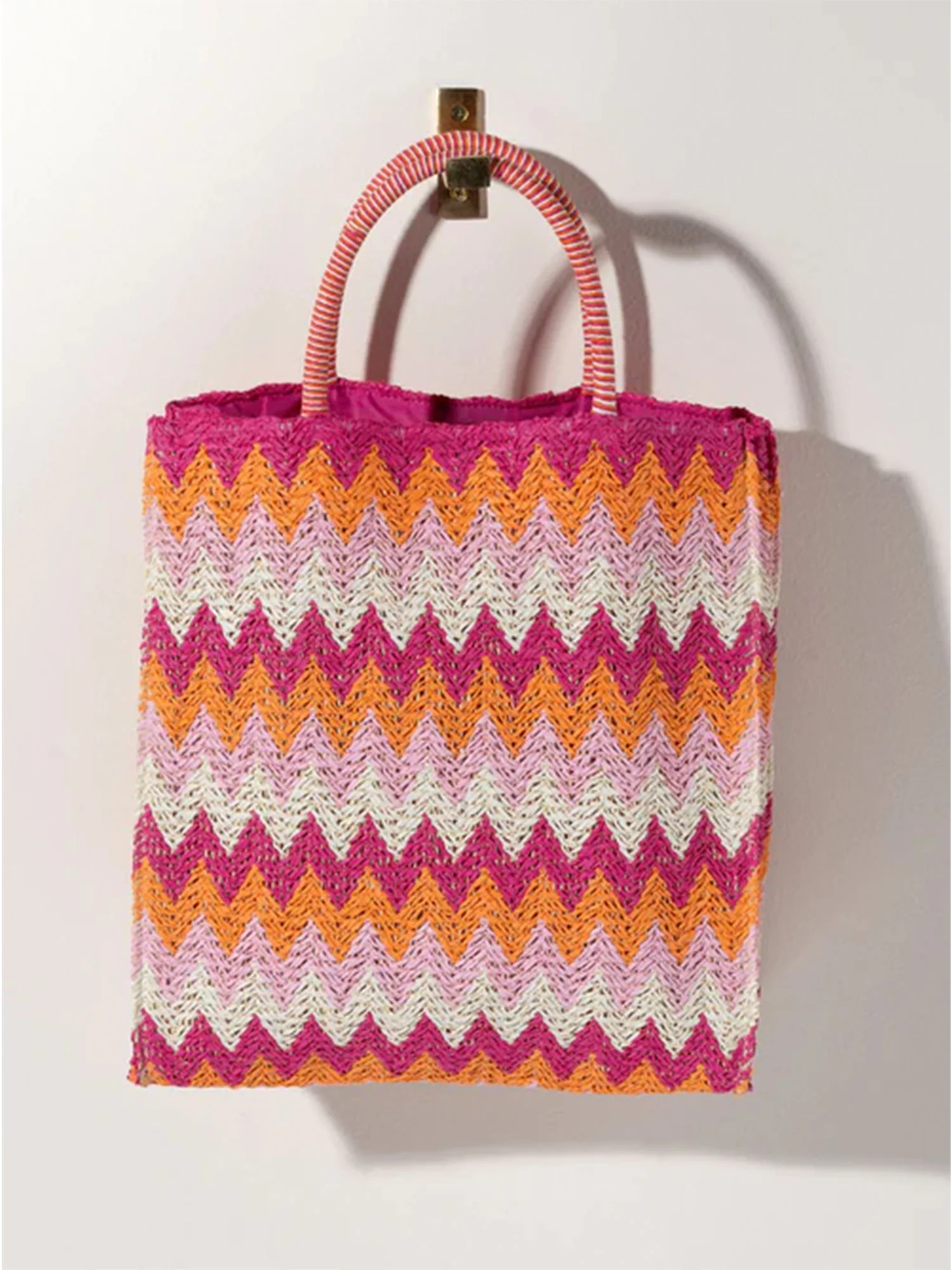 Cosima Tote, Pink - Shiraleah - Image 4