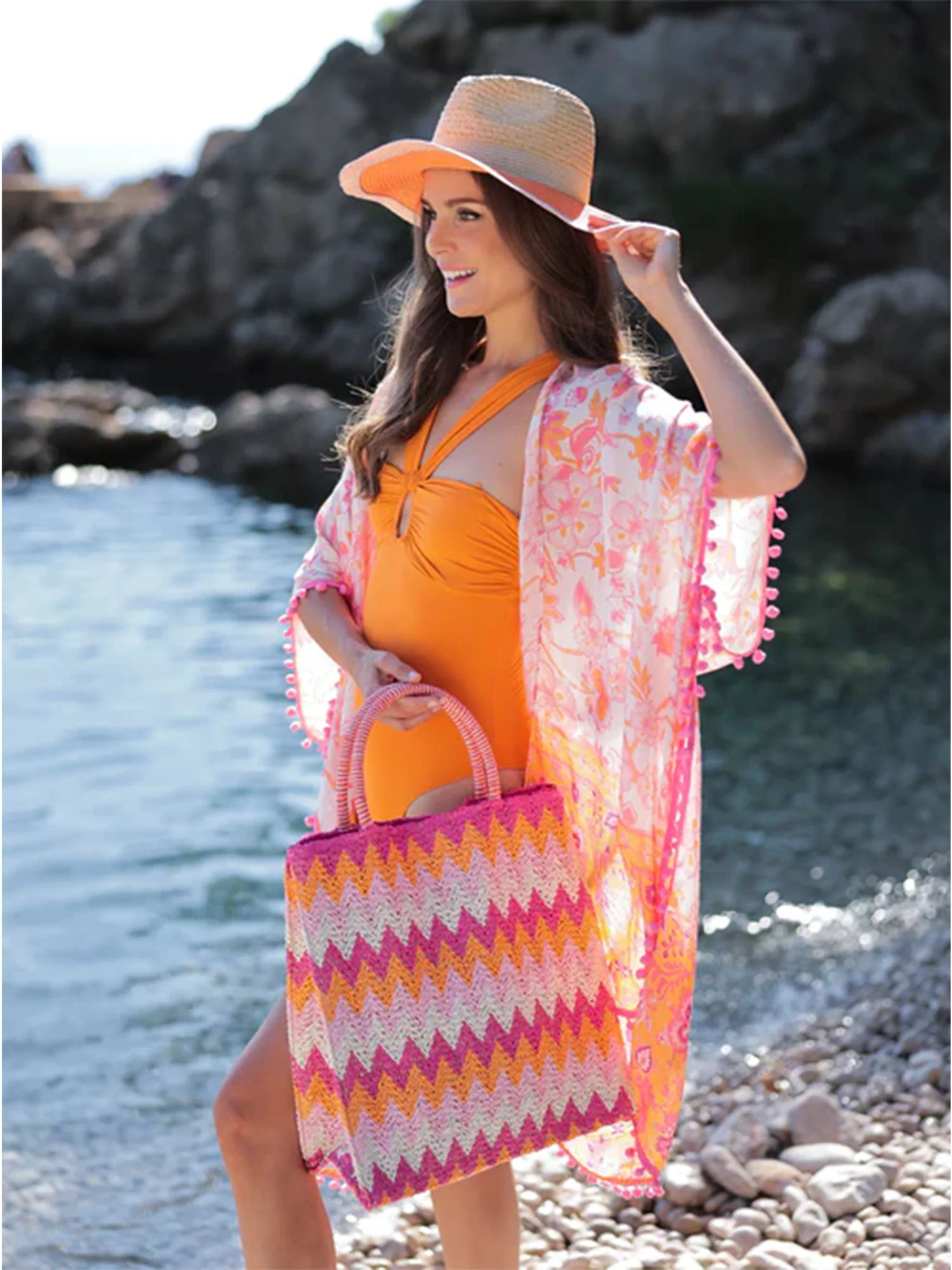 Cosima Tote, Pink - Shiraleah - Image 5