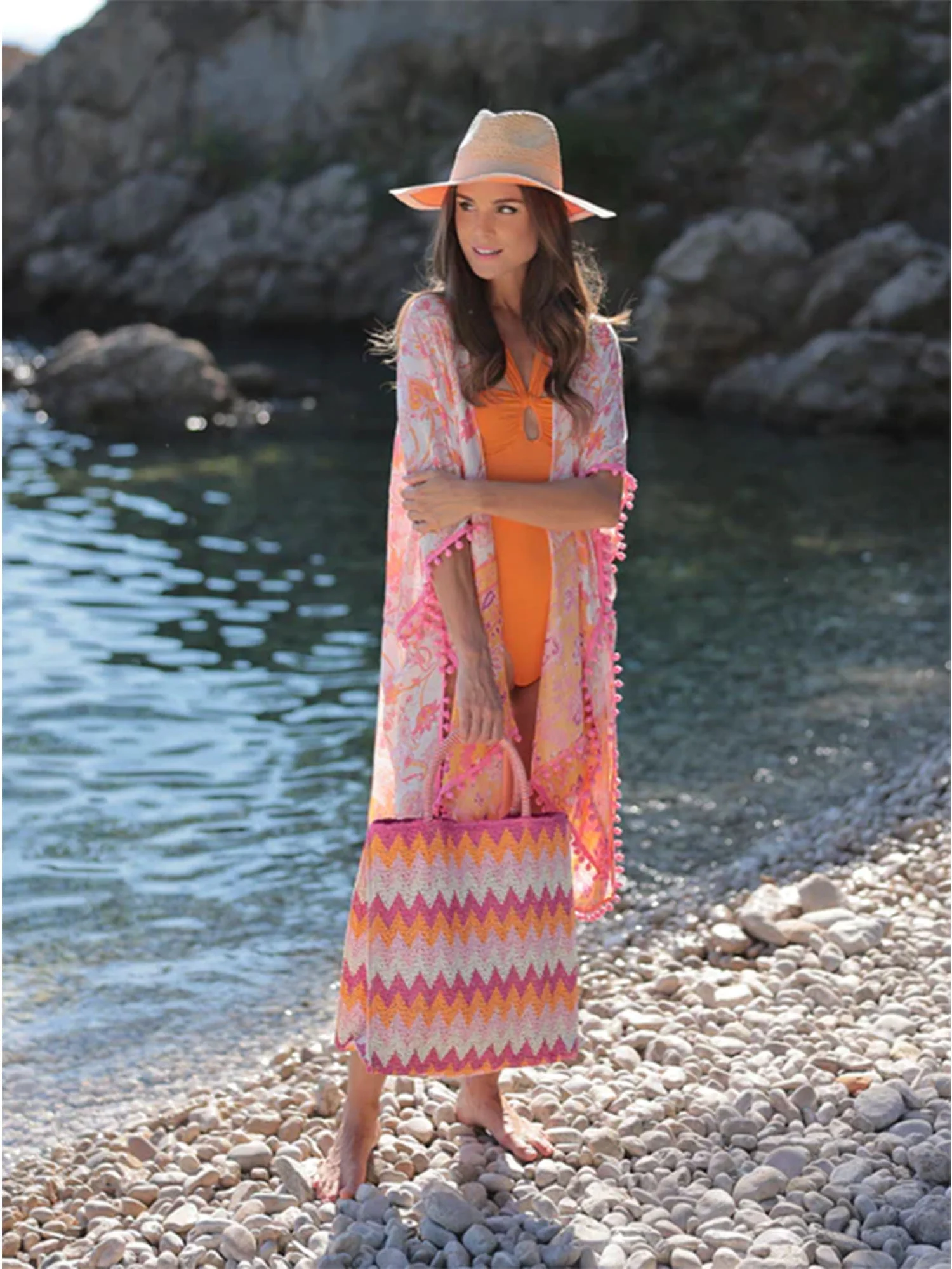 Cosima Tote, Pink - Shiraleah - Image 6