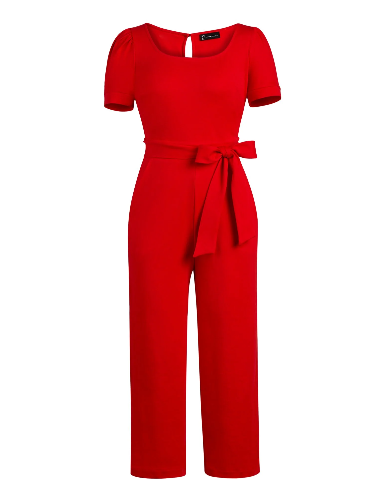 Cotton Knit Culotte Jumpsuit - Image 12