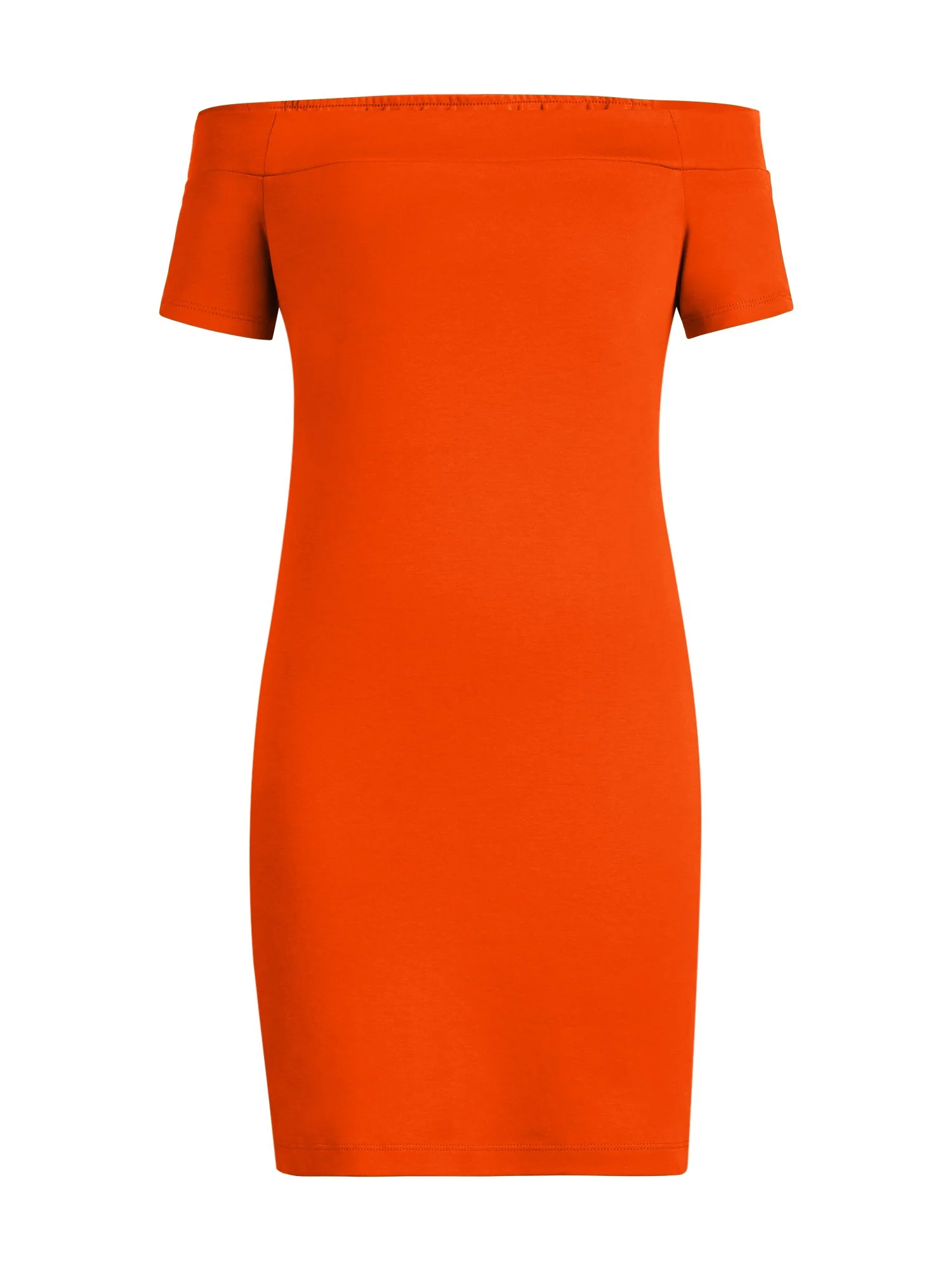 Cotton Off-The-Shoulder Shift Dress - Image 2