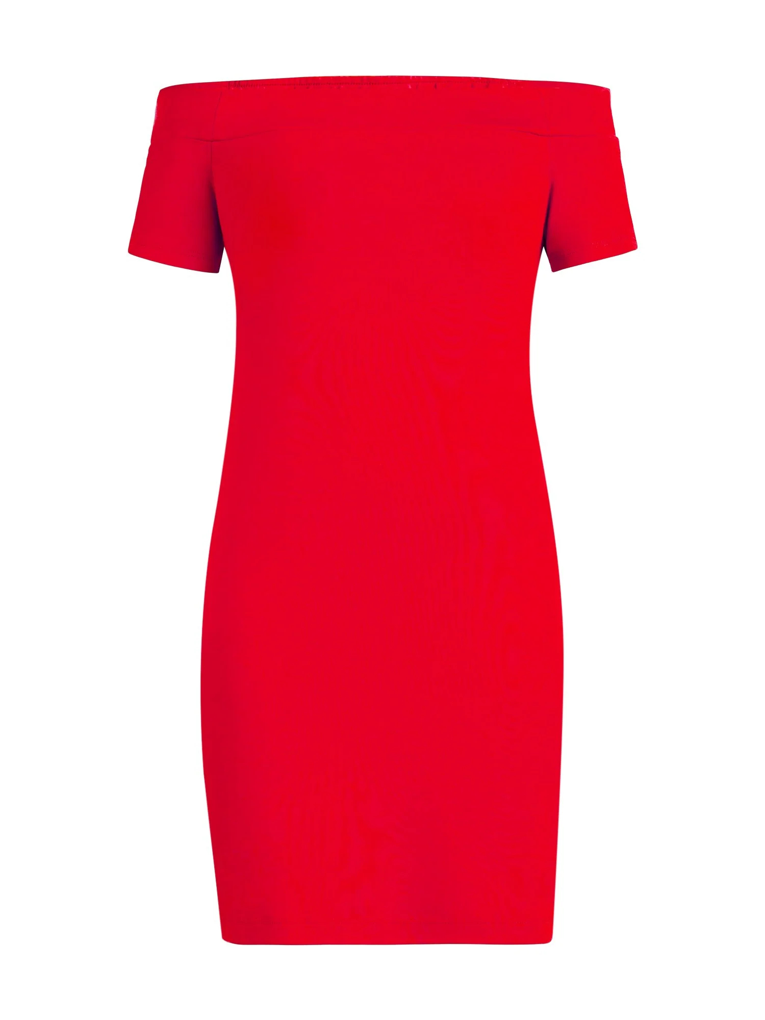 Cotton Off-The-Shoulder Shift Dress - Image 4