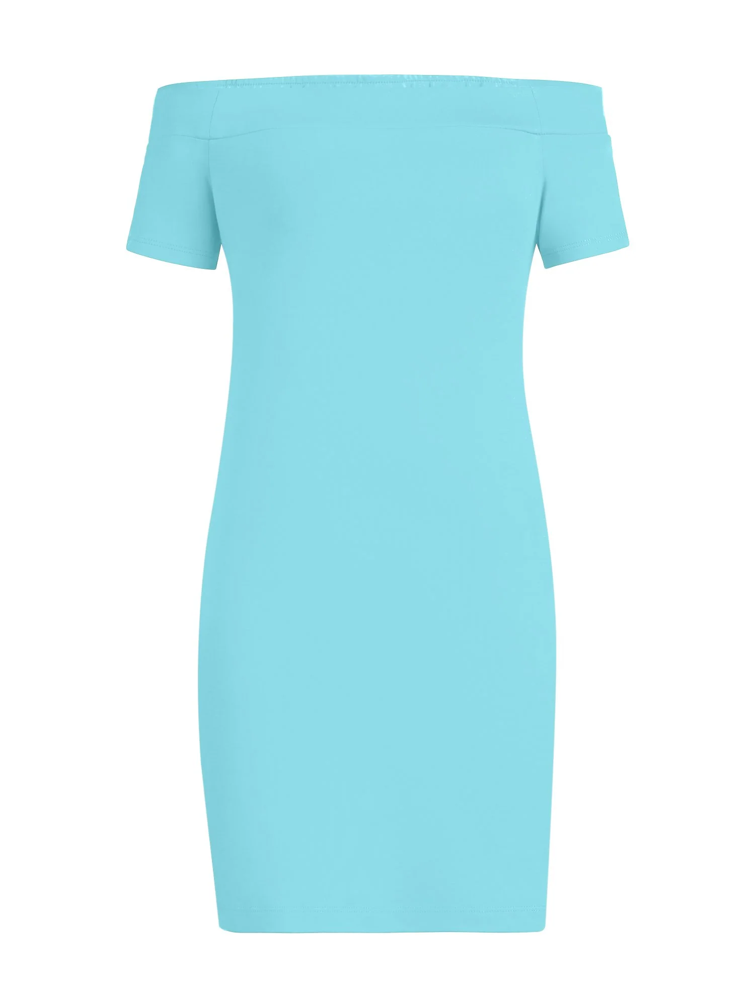 Cotton Off-The-Shoulder Shift Dress - Image 8
